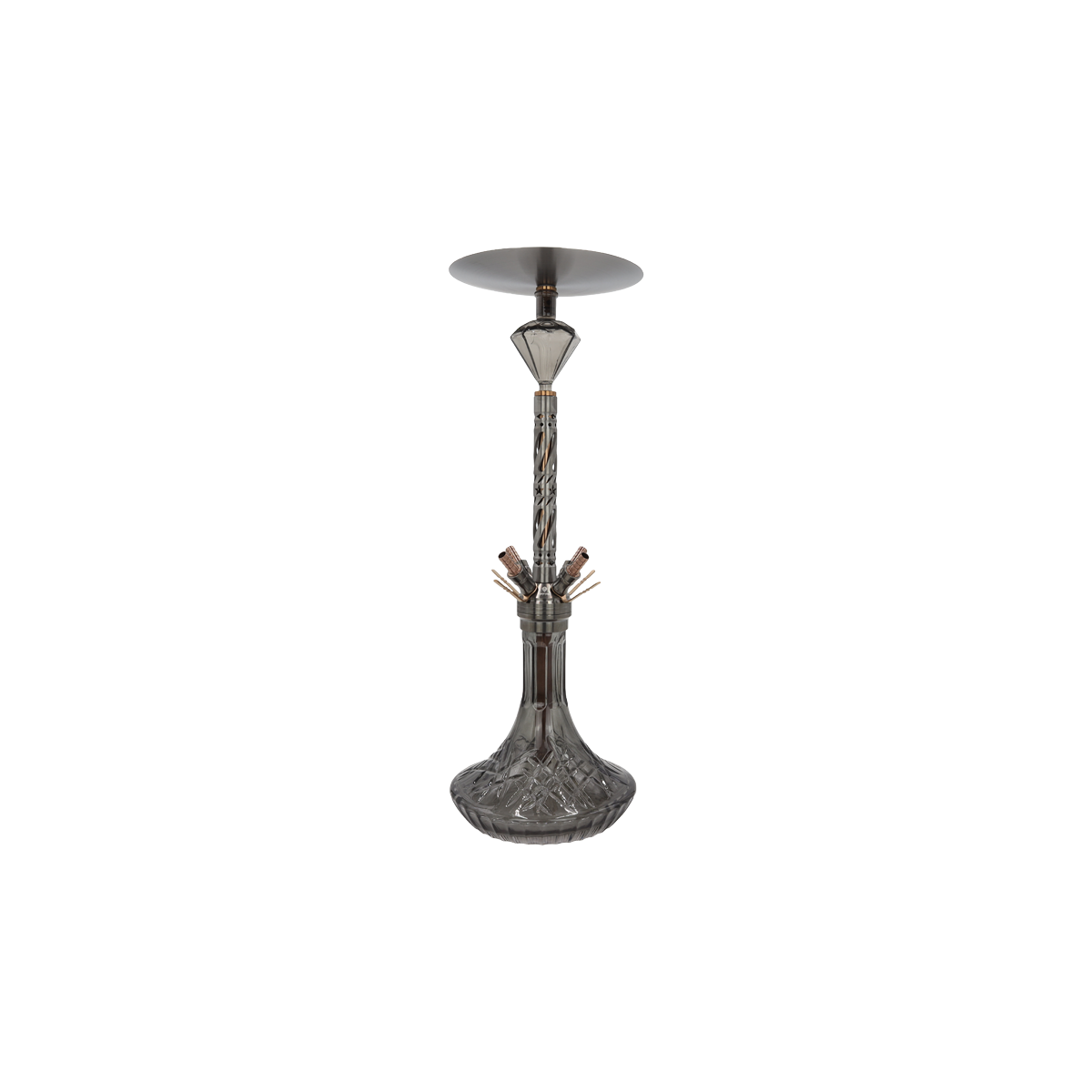 Diamond Hookah - Huracann 11.00 - Black-Rose Gold