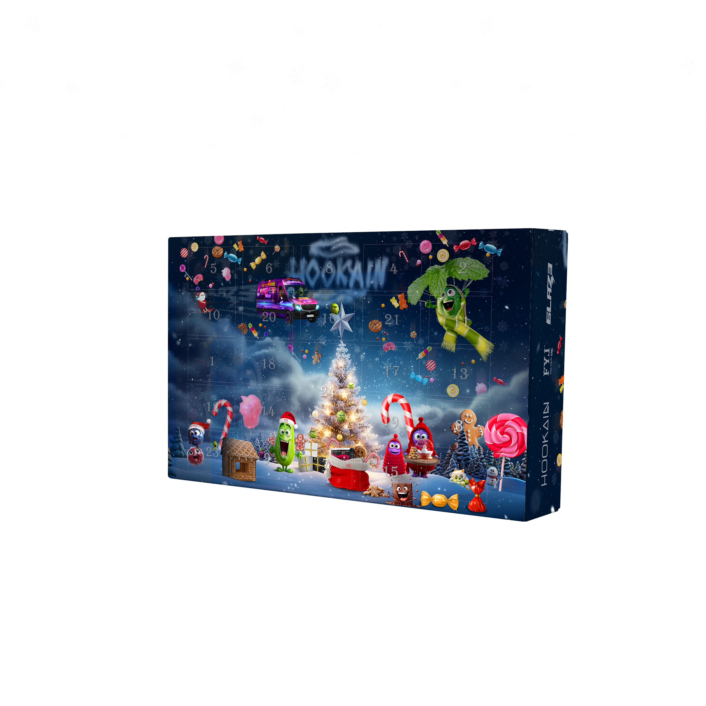 Hookain - Shisha X-Mas Adventskalender - 2023 - Shisha Weihnachtsgeschenk - Jetzt bestellen - 2