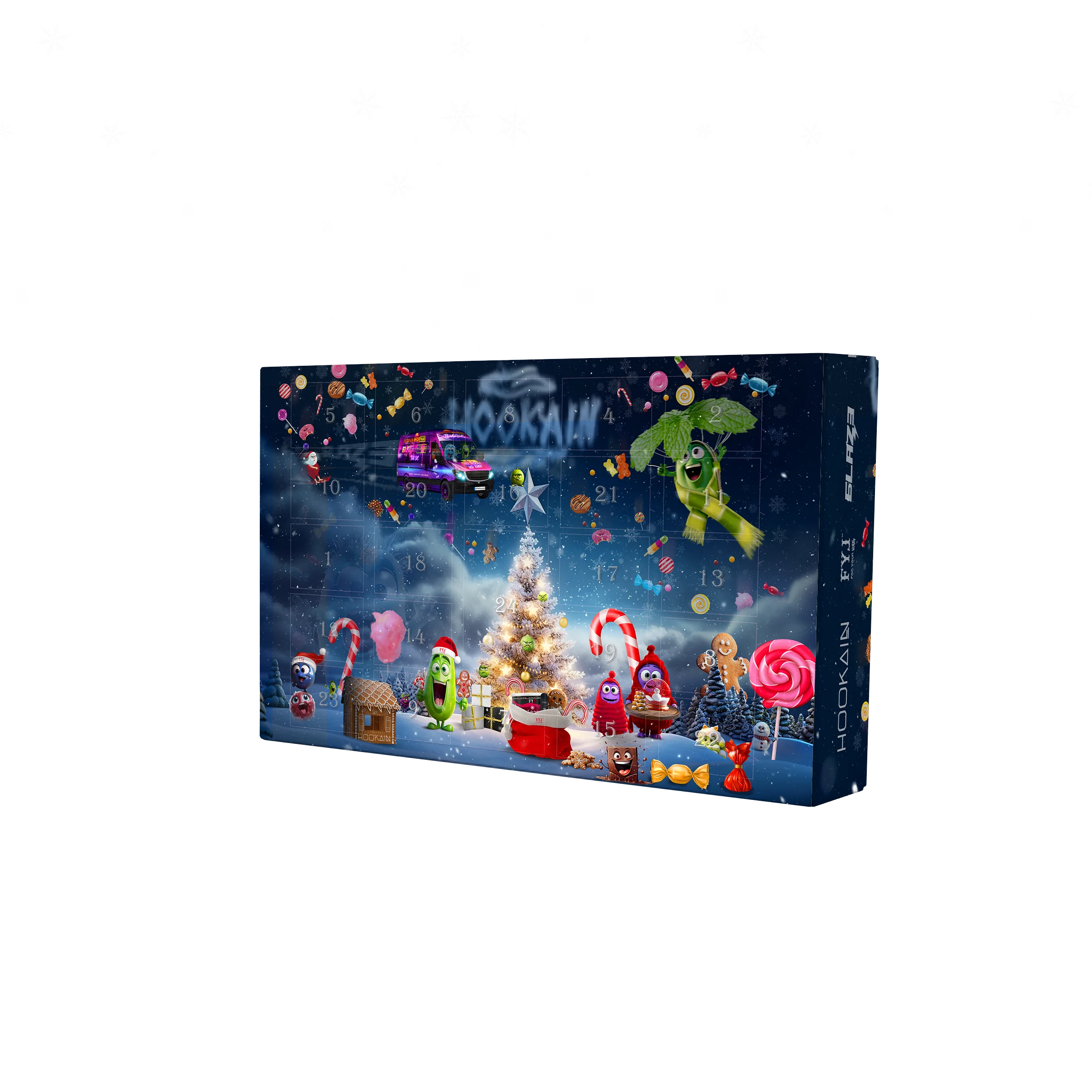 Hookain - Shisha X-Mas Adventskalender - 2023 - Shisha Weihnachtsgeschenk - Jetzt bestellen - 2