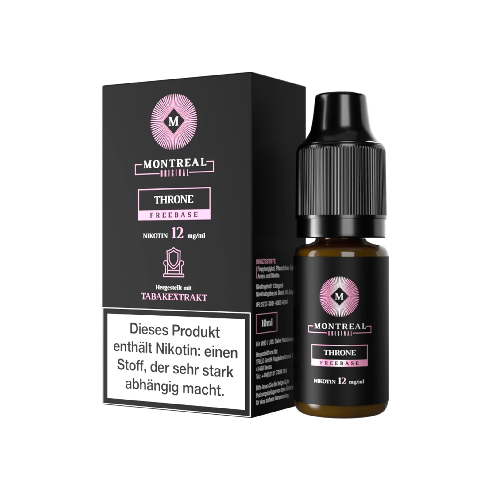 Montreal - Nikotinsalz Liquid - Throne - 10 ml - 12 mg 1