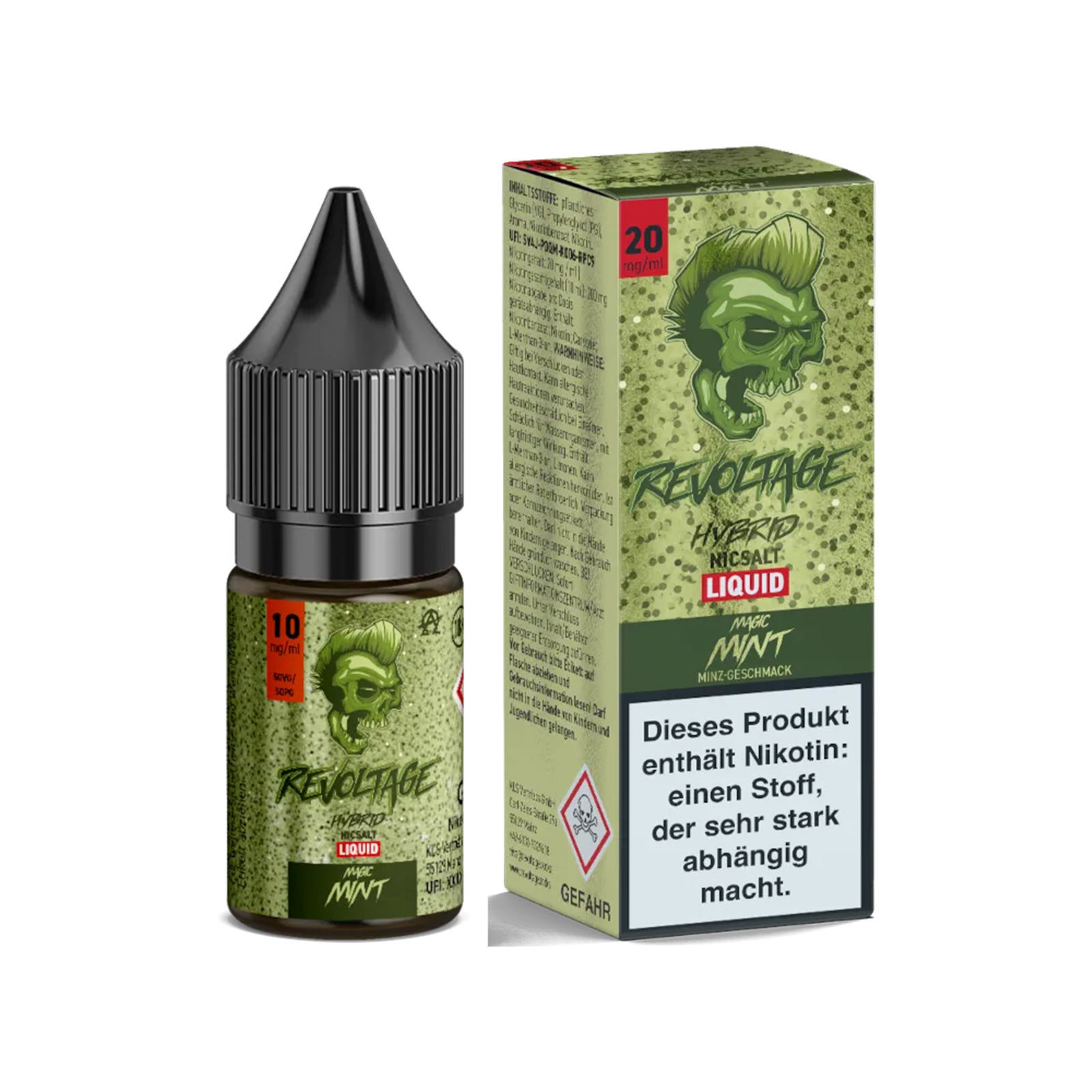 Revoltage - E-Liquid - Nikotinsalz - Magic Mint - 10 ml - 20 mg 1