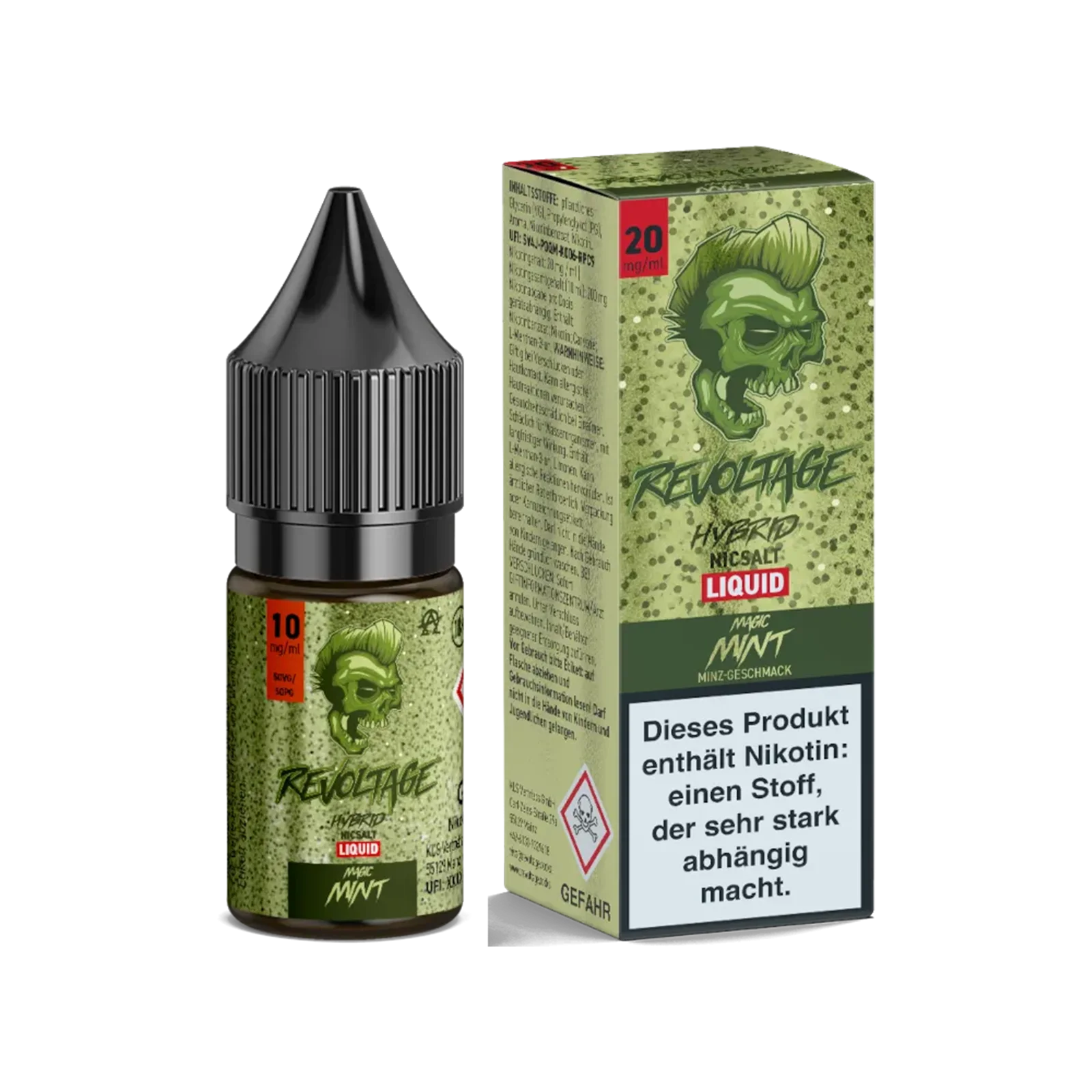 Revoltage - E-Liquid - Nikotinsalz - Magic Mint - 10 ml - 20 mg 1