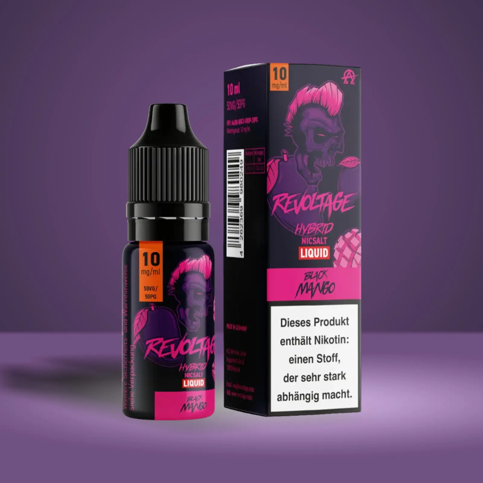 Revoltage - E-Liquid - Nikotinsalz - Black Mango - 10 ml - 10 mg 1