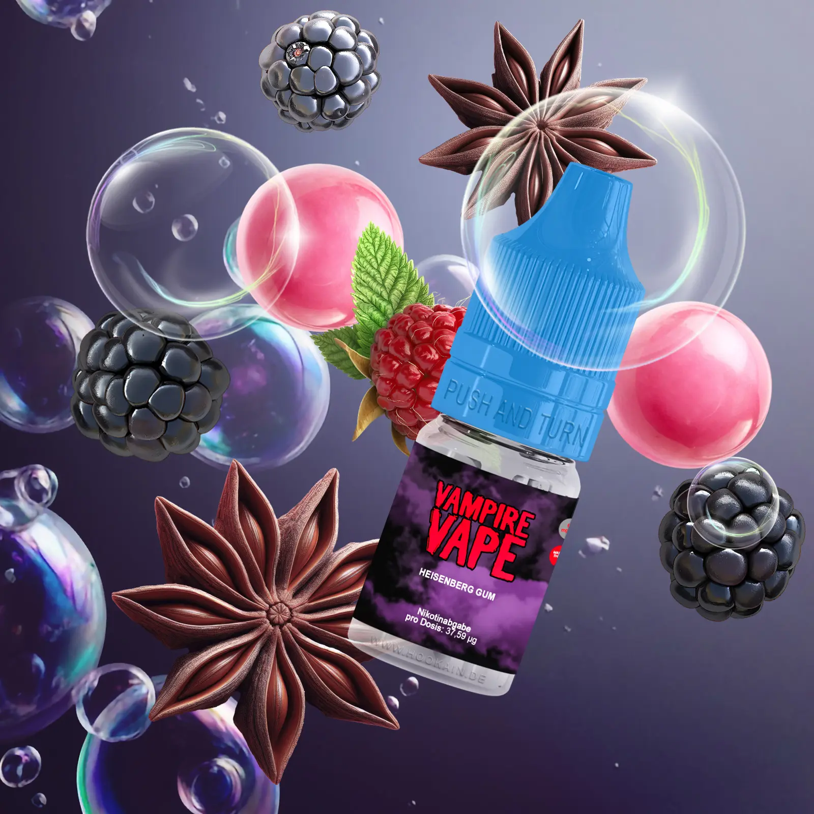 Vampire Vape - E-Liquid - Heisenberg Gum - 10 ml - 12 mg Vampire Vape E-Liquid Heisenberg Gum 10 ml 12mg | E-Liquid günstig online 1