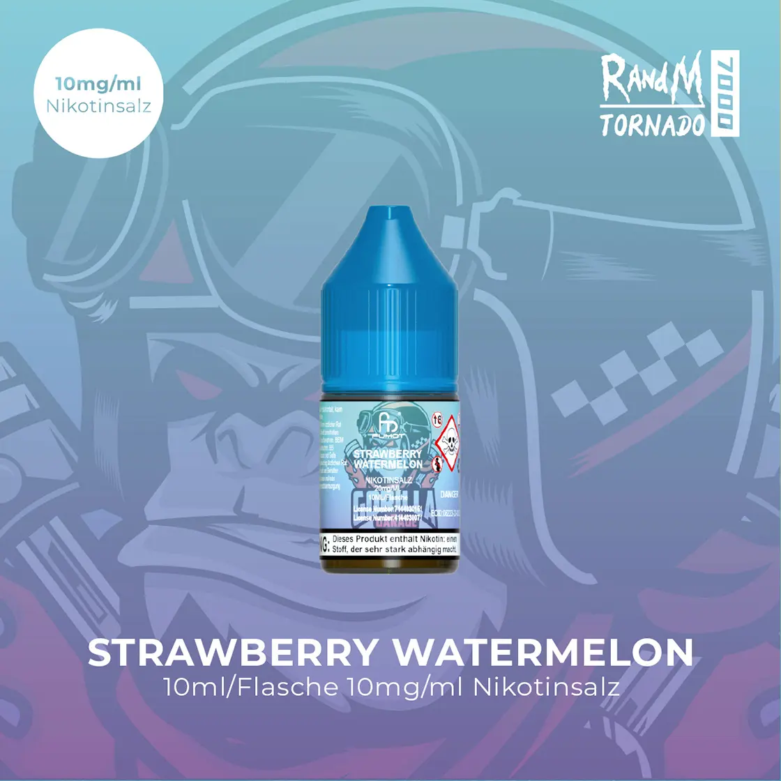 RandM Tornado 7000 | Strawberry Watermelon E-Liquid Nikotinsalz 10 mg 1