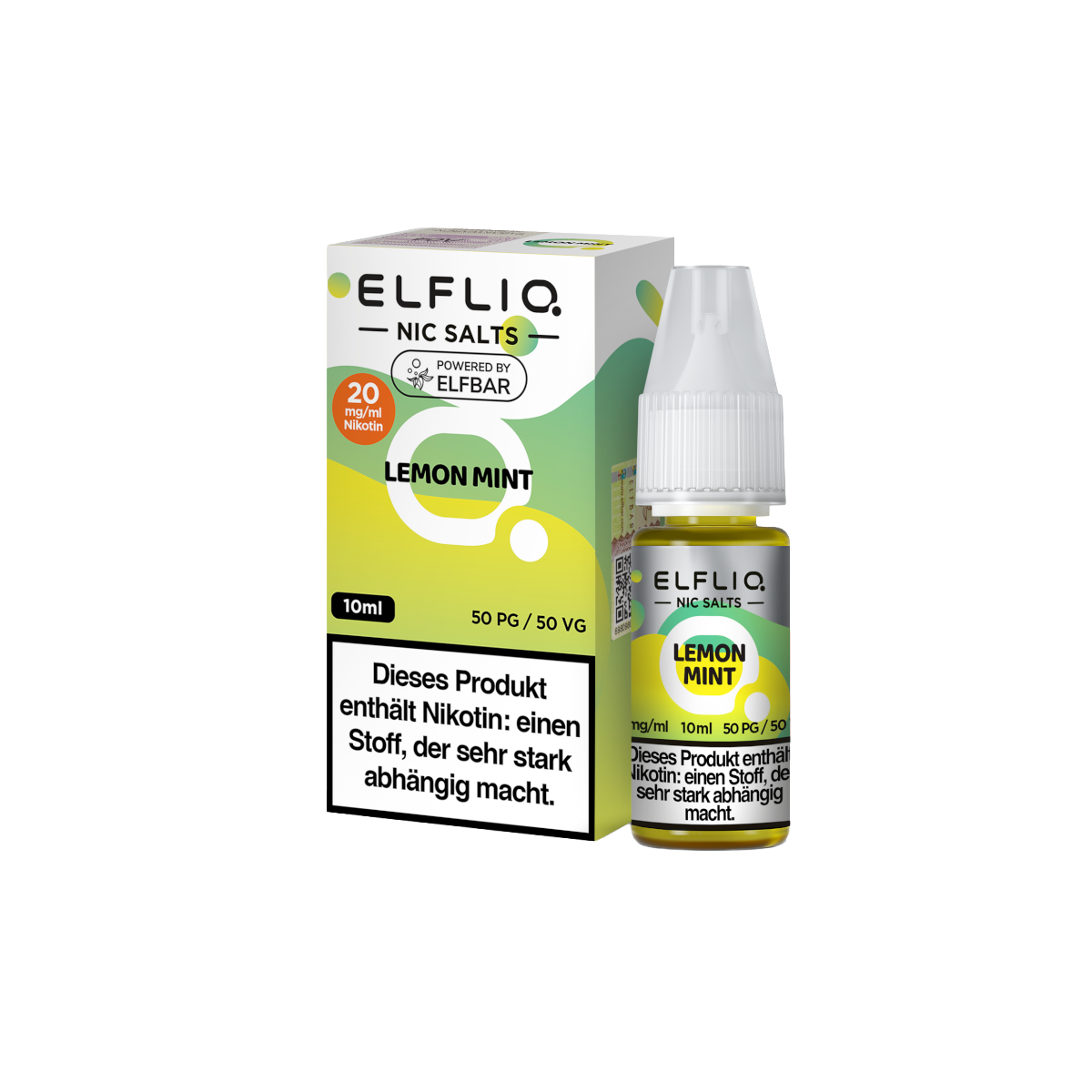 Elf Bar - ElfliQ - E-Liquid - Nikotinsalz - Lemon Mint - 20 mg1-