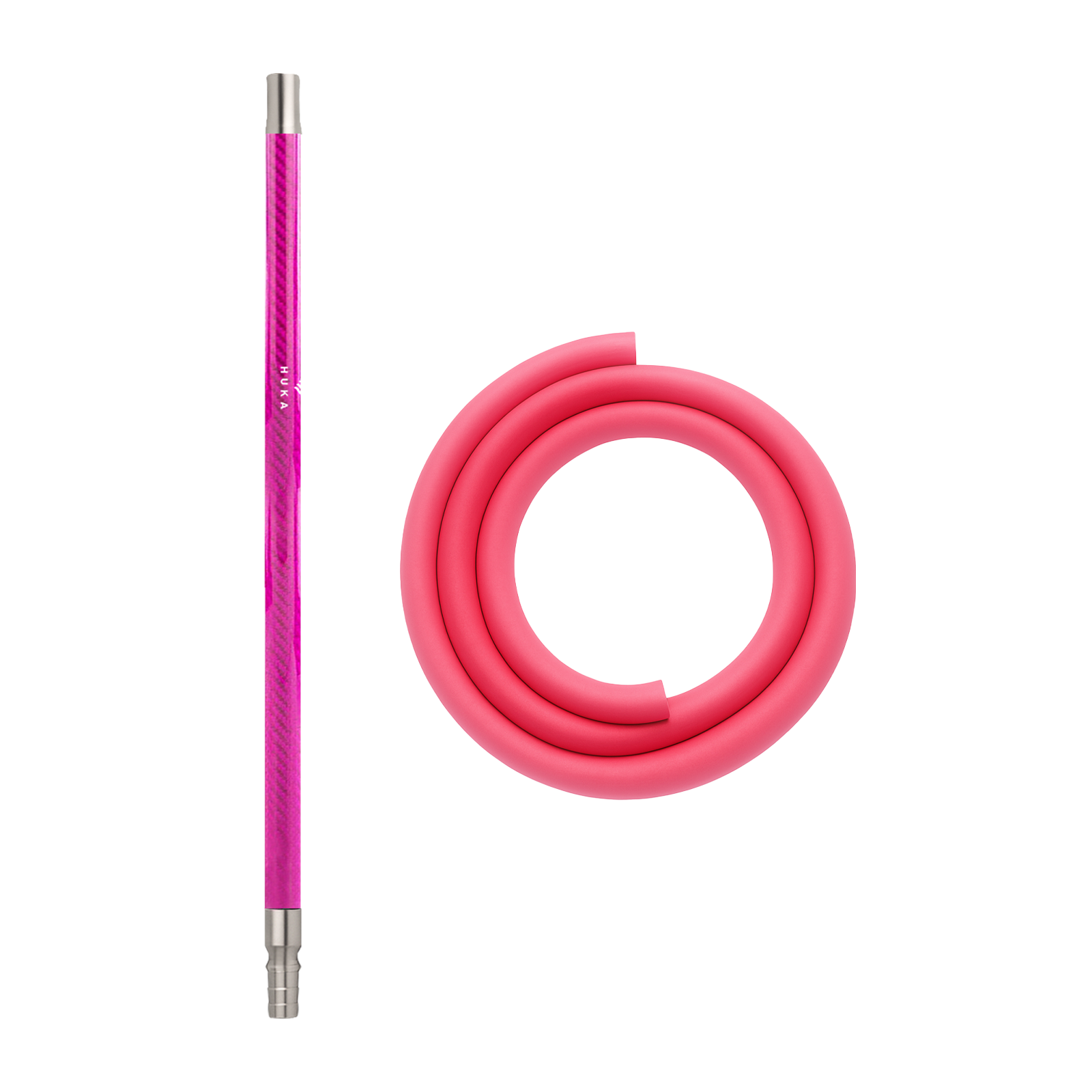 Huka - Carbonmundstück - Carbon Handle S Pink 1
