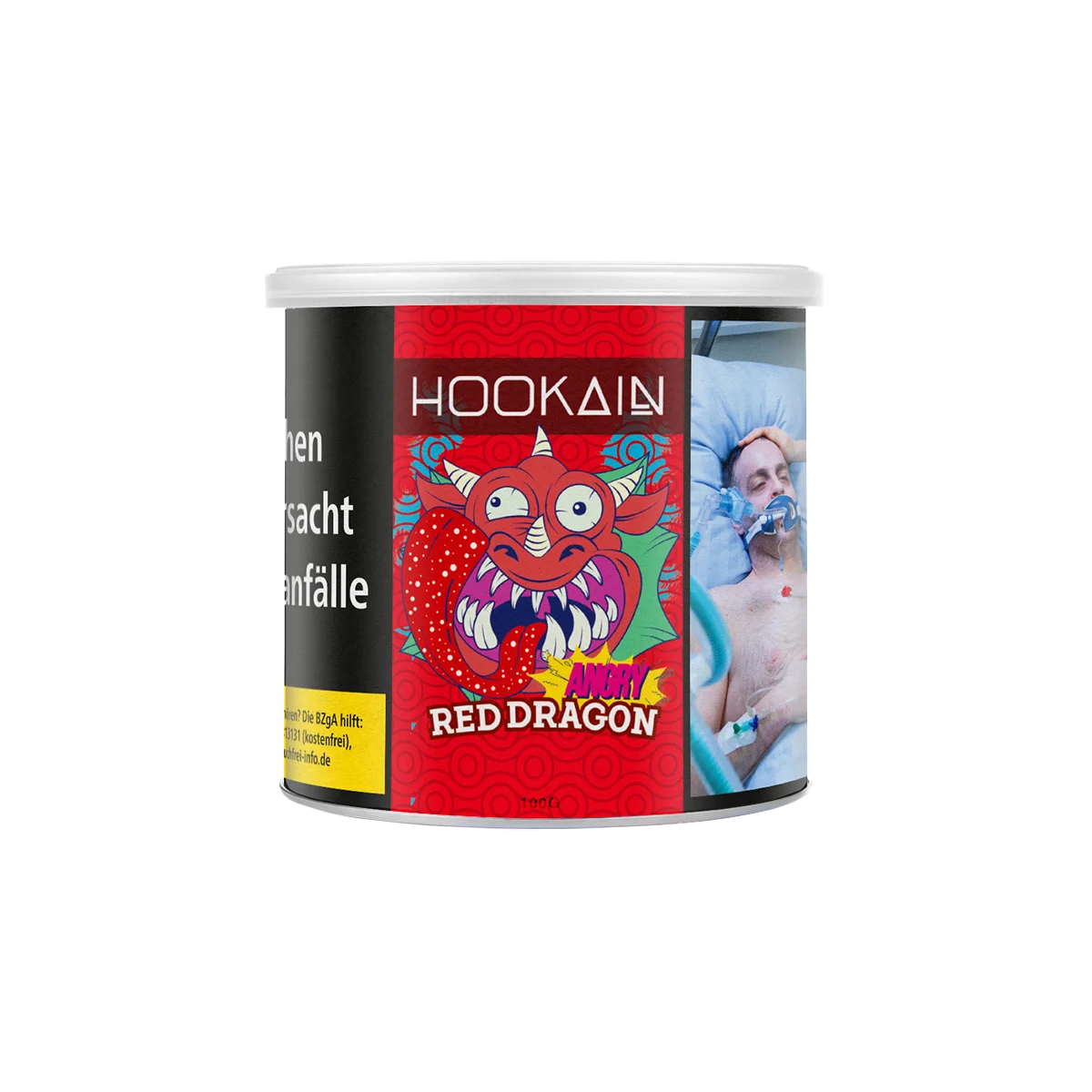 HOOKAIN Angry Red Dragon 100 g Shisha Tabak sauer fruchtig 2