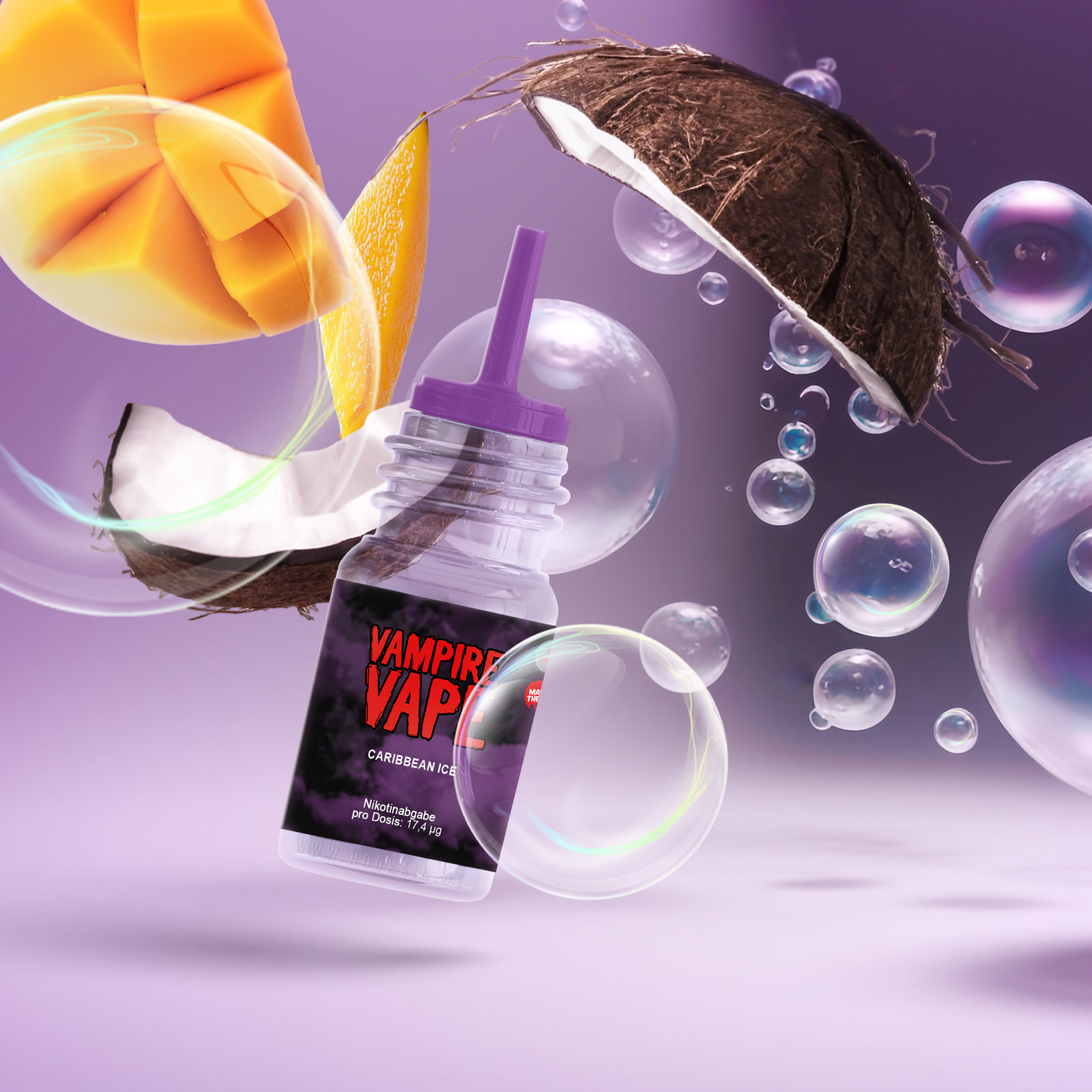 Vampire Vape E-Liquid Caribbean Ice 10 ml 6 mg | E-Liquid g&uuml;nstig online 1