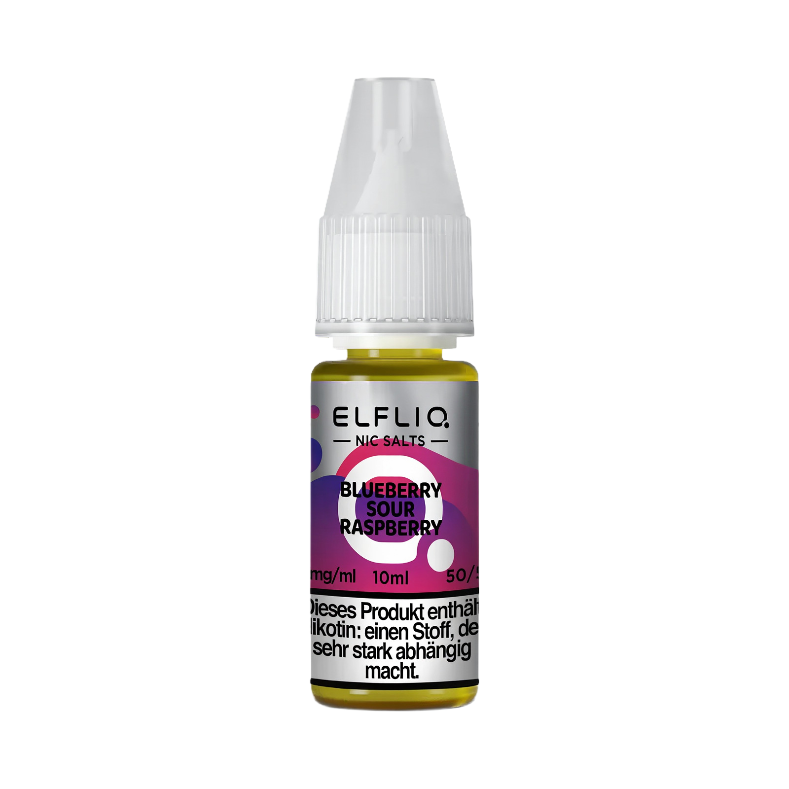 Elf Bar - ElfliQ - E-Liquid - Nicotine Salt - Blueberry Sour Raspberry - 10 mg