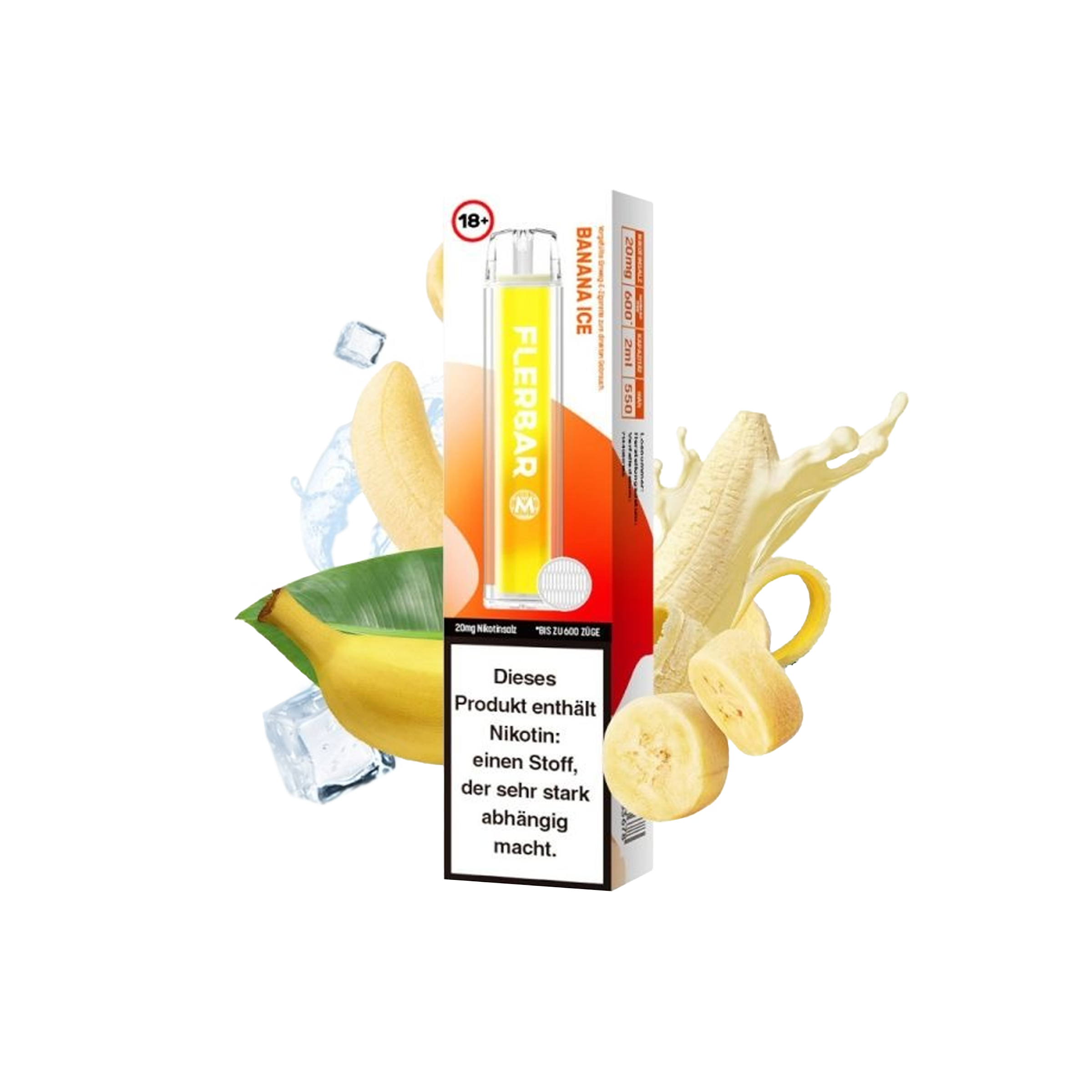 Flerbar - Vapestick - Banana Ice - E-Shisha | alle Sorten günstig kaufen