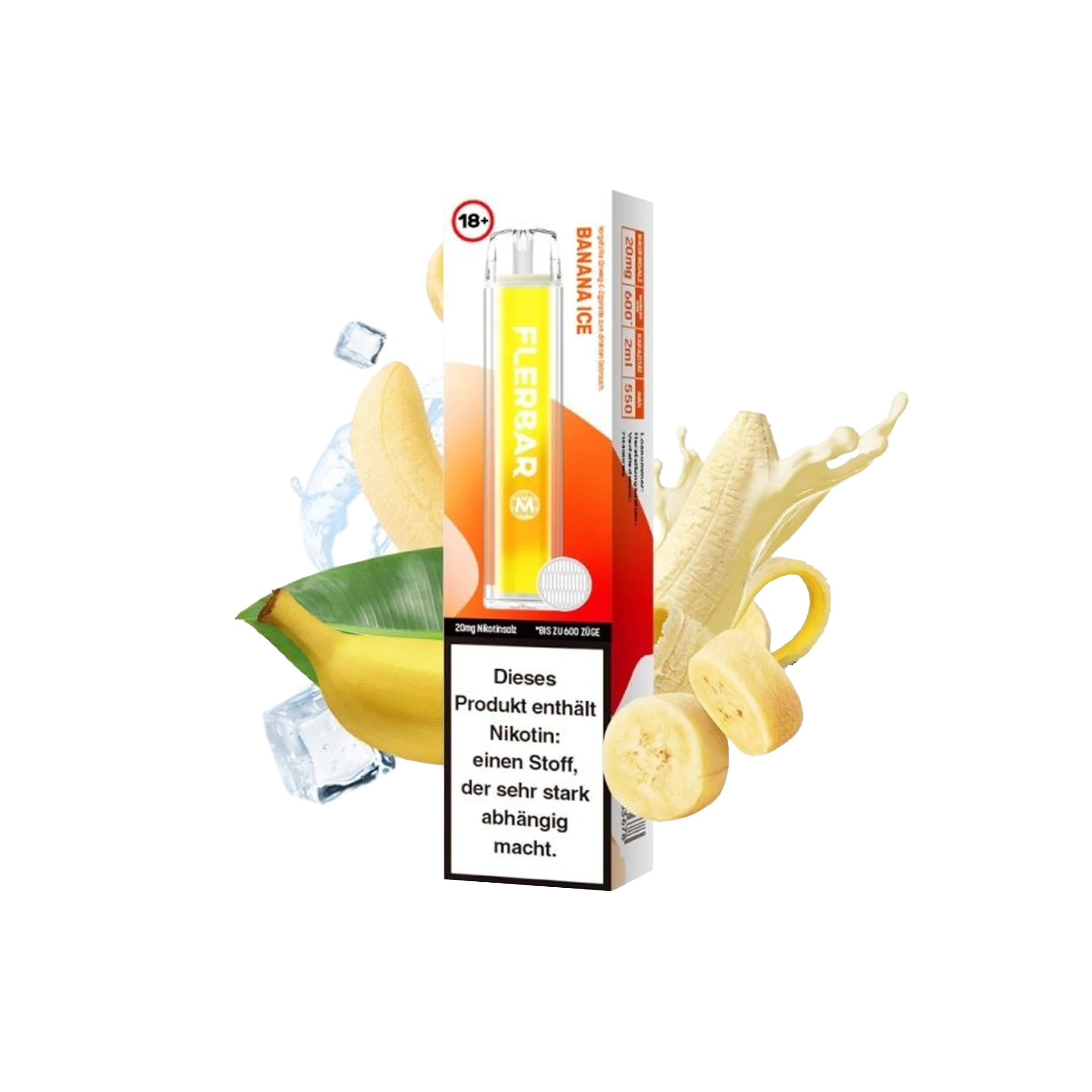 Flerbar - Vapestick - Banana Ice - E-Shisha | alle Sorten günstig kaufen