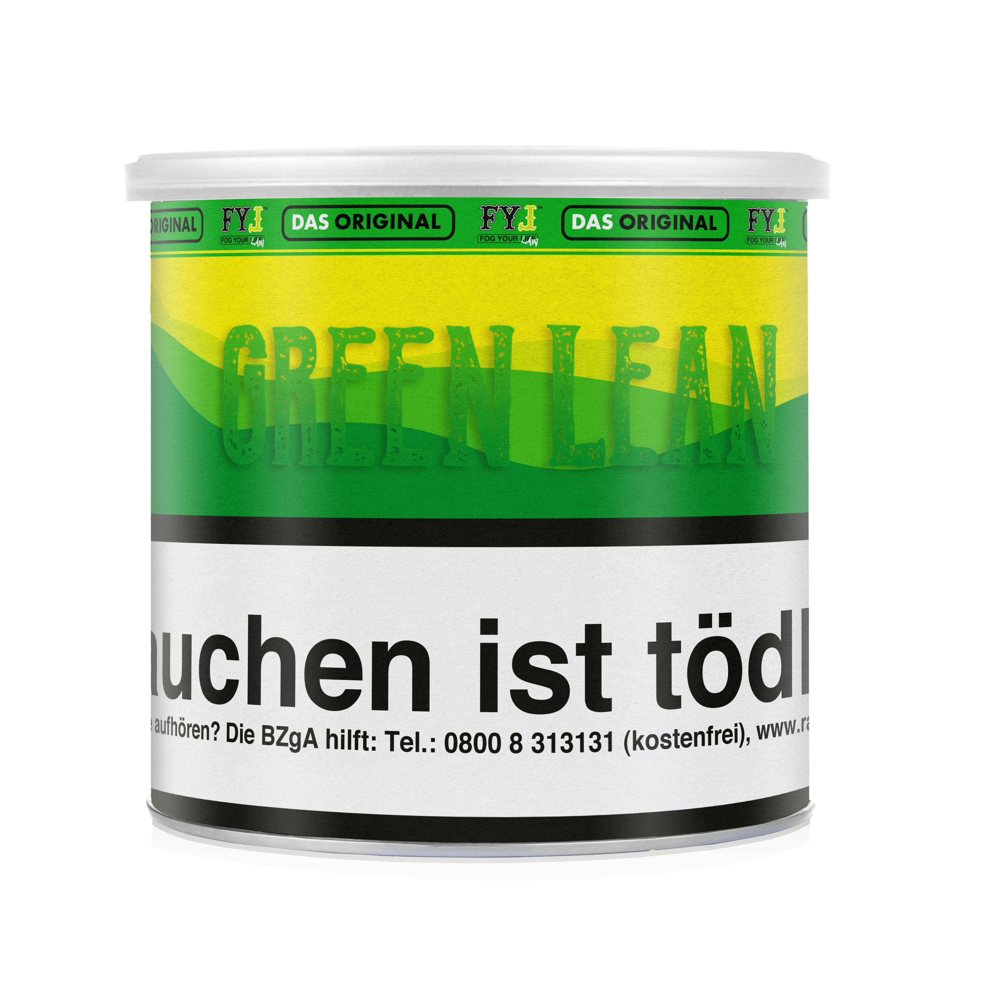 Fog Your Law - Dry Base mit Aroma - Green Lea  - 70 g - 2 Komponenten Lösung Tabak - mit versteuertem Glycerin 200 g Mischen - 1 