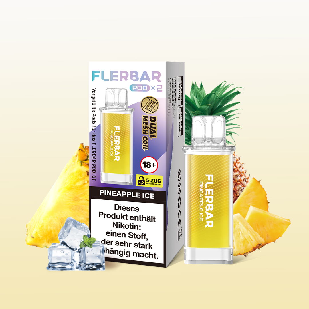 Flerbar Prefilled Pod Pineapple Ice 20 mg | Günstig online 1