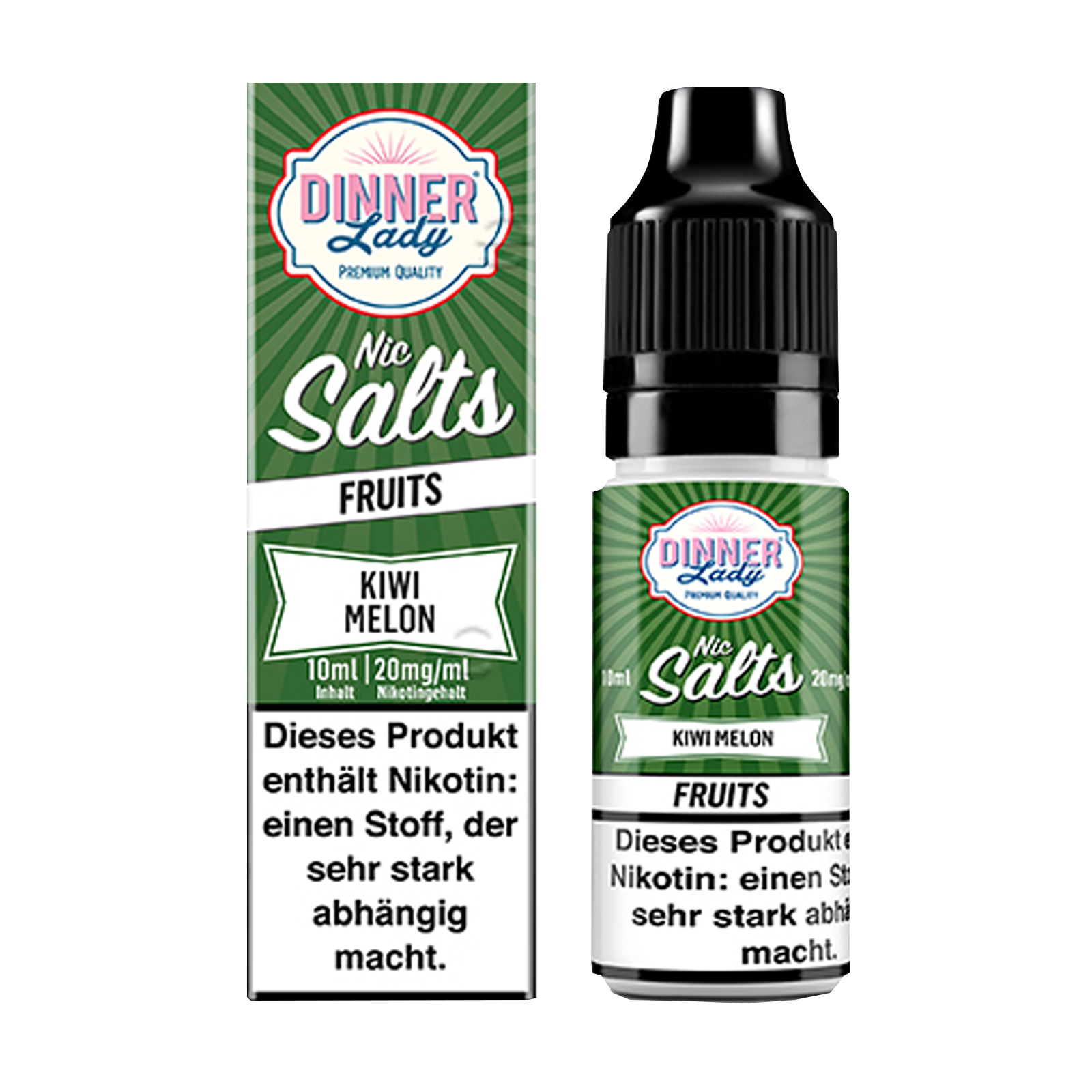 Dinner Lady - E-Liquid - Nikotinsalz - Kiwi Melon - 10 ml - 20 mg 1
