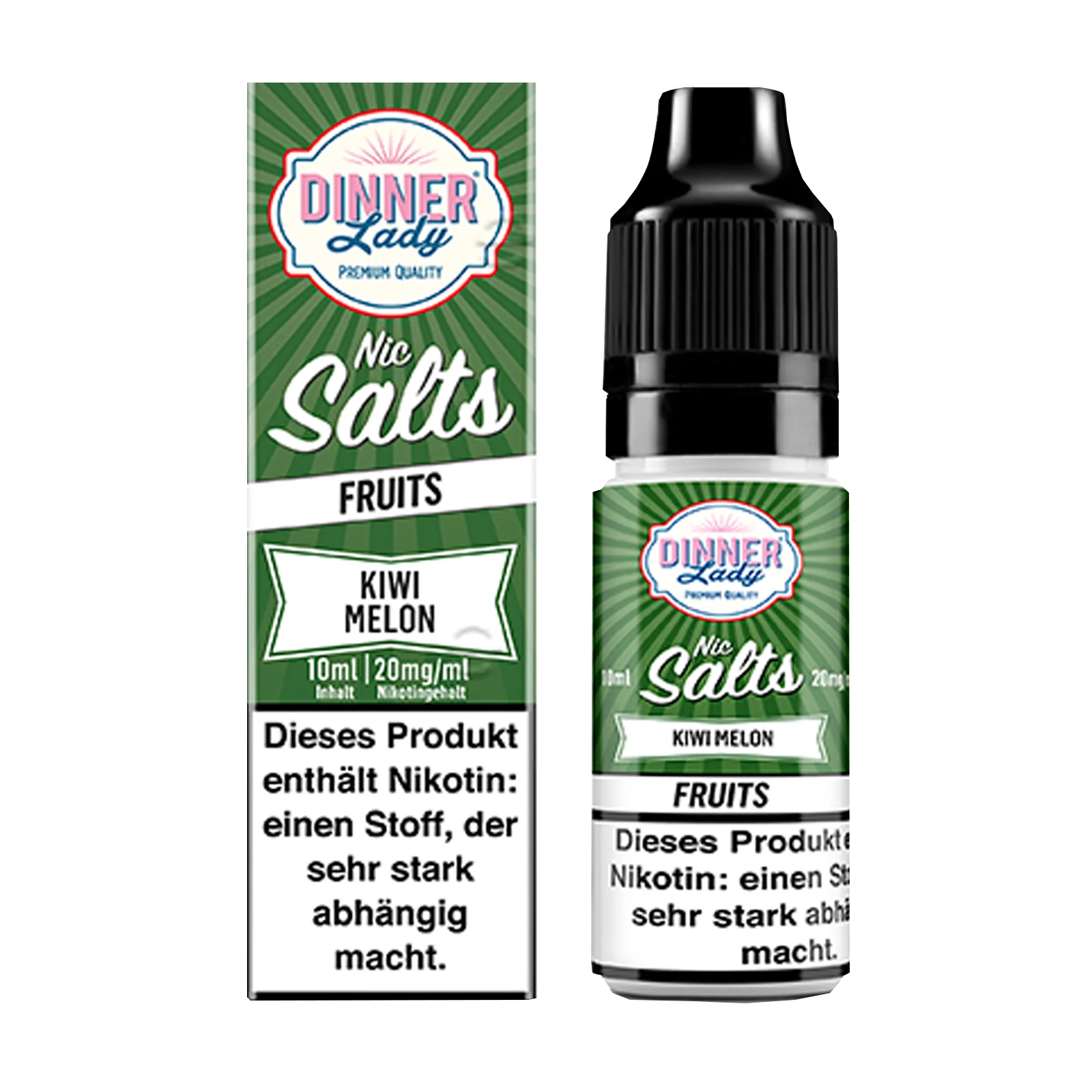 Dinner Lady - E-Liquid - Nikotinsalz - Kiwi Melon - 10 ml - 20 mg 1