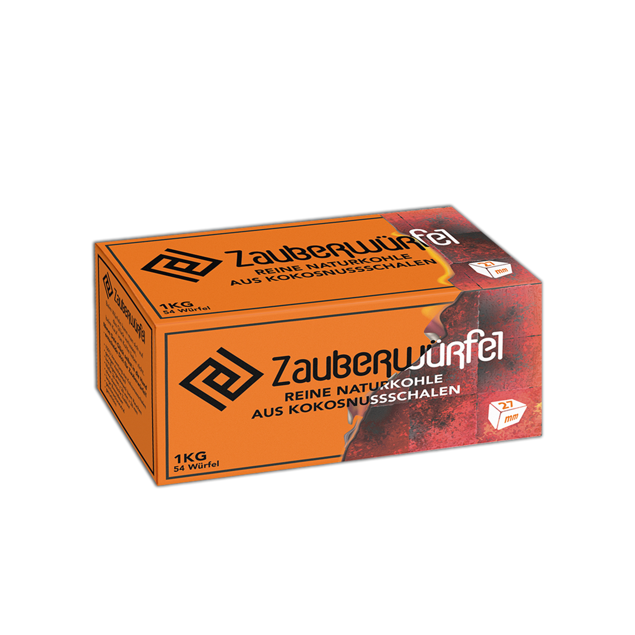 Zauberw&uuml;rfel Naturkohle 27mm 20kg Bundle - Bestelle im Hookain Online Shop 3