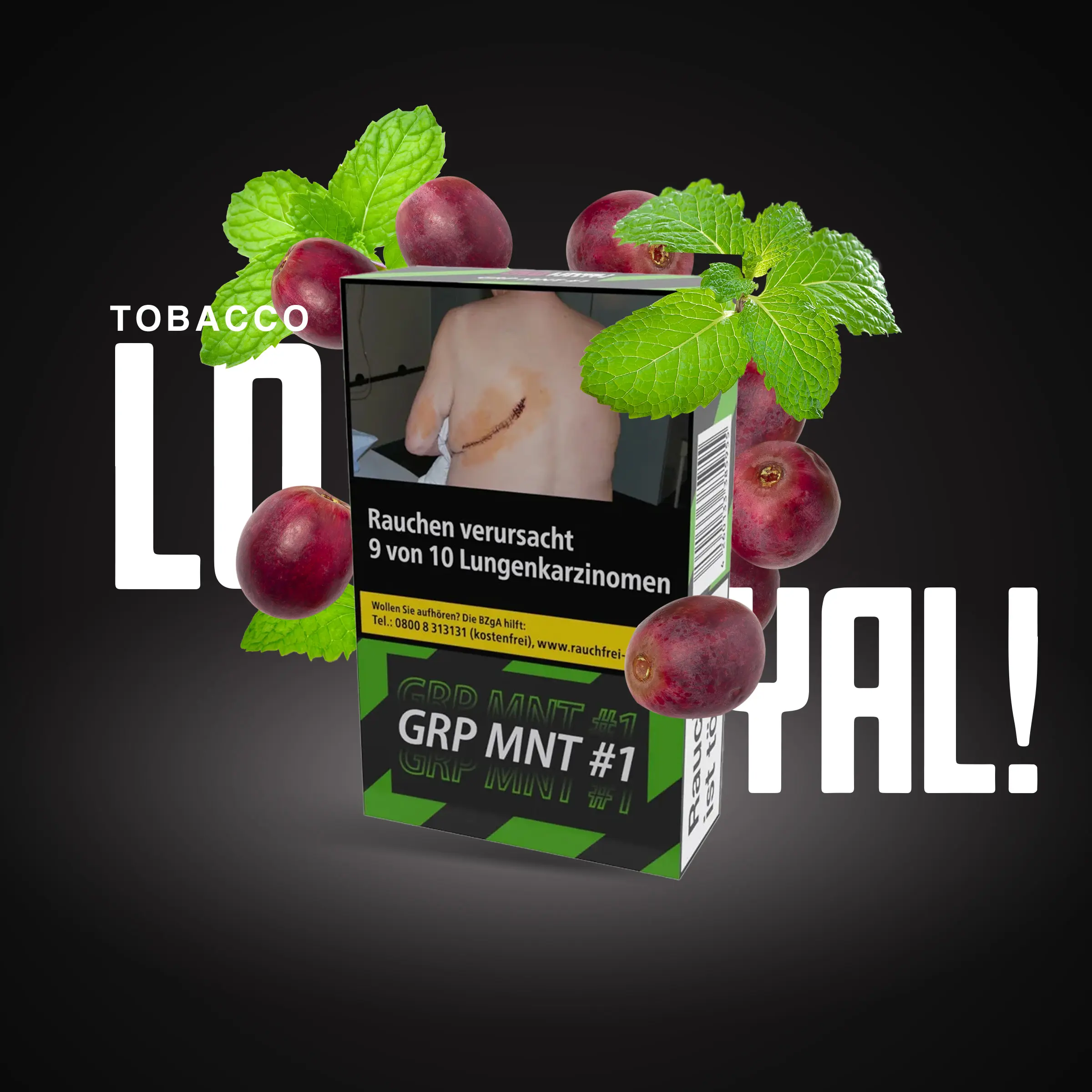 Loyal Shisha Tabak Grp Mnt #1 25 g |  Online bestellen 1