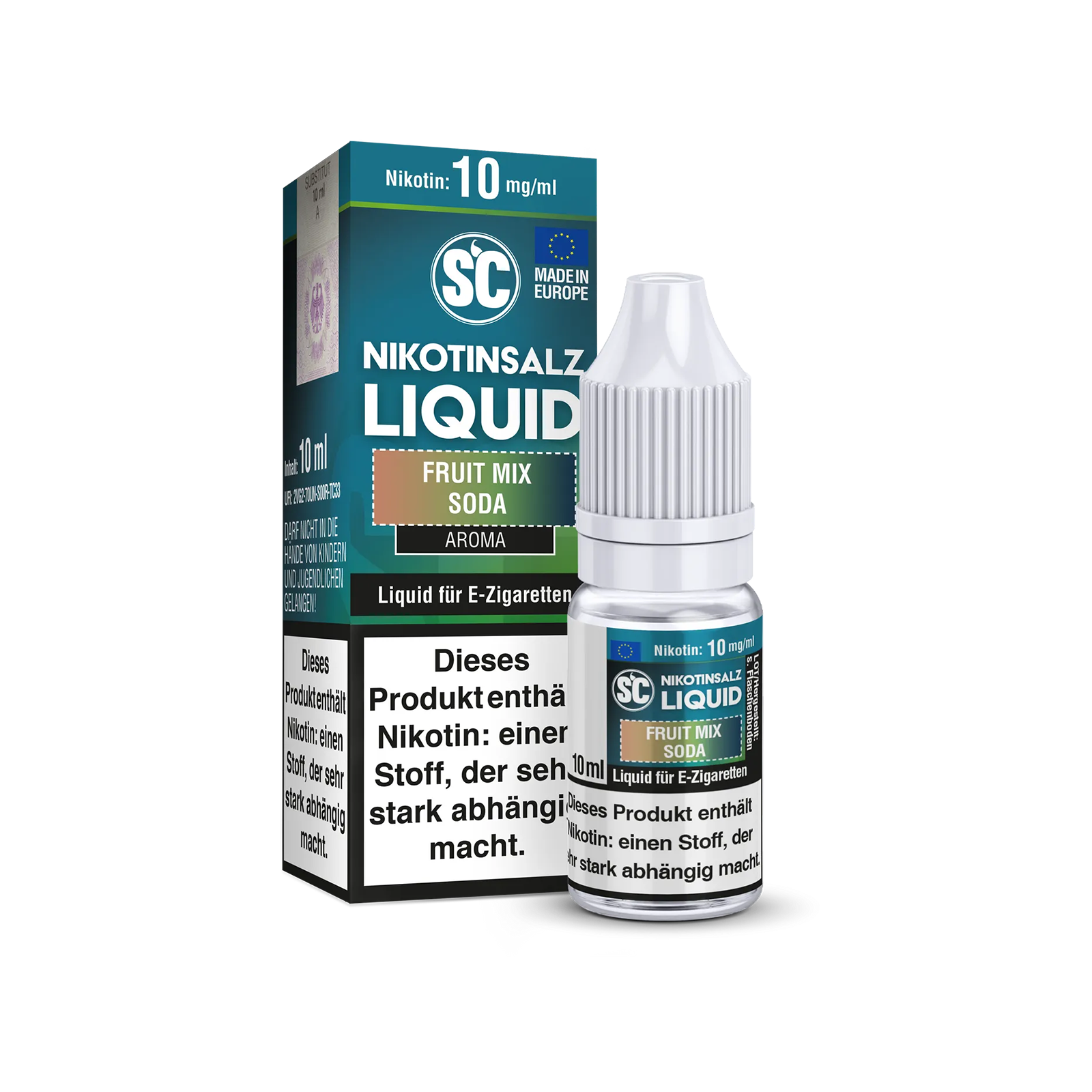 SC - E-Liquid - Nikotinsalz - Fruit Mix Soda - 10 ml - 10 mg 2