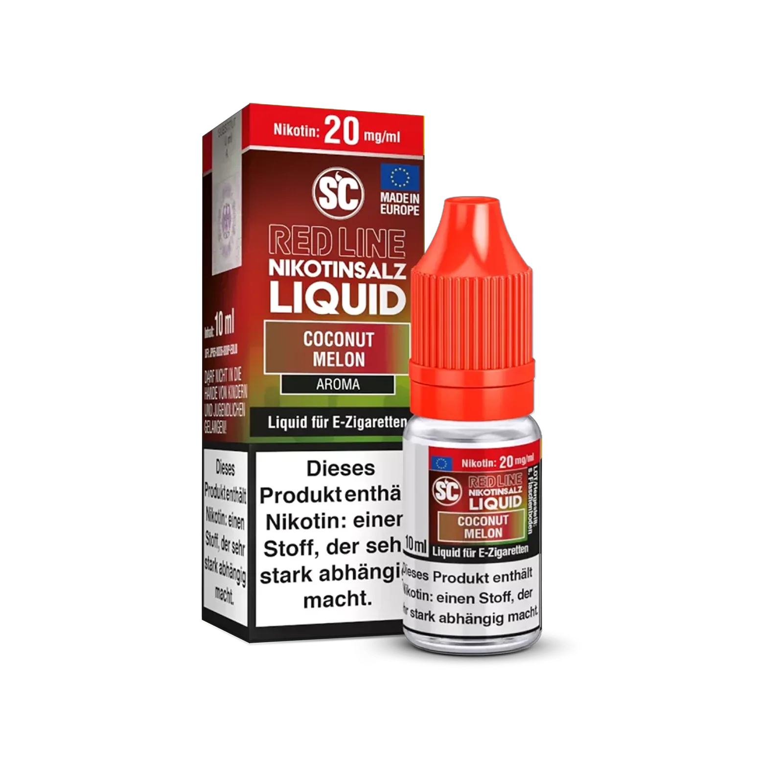 SC - E-Liquid - NicSalt - Red Line - Coconut Melon - 10 ml - 20 mg