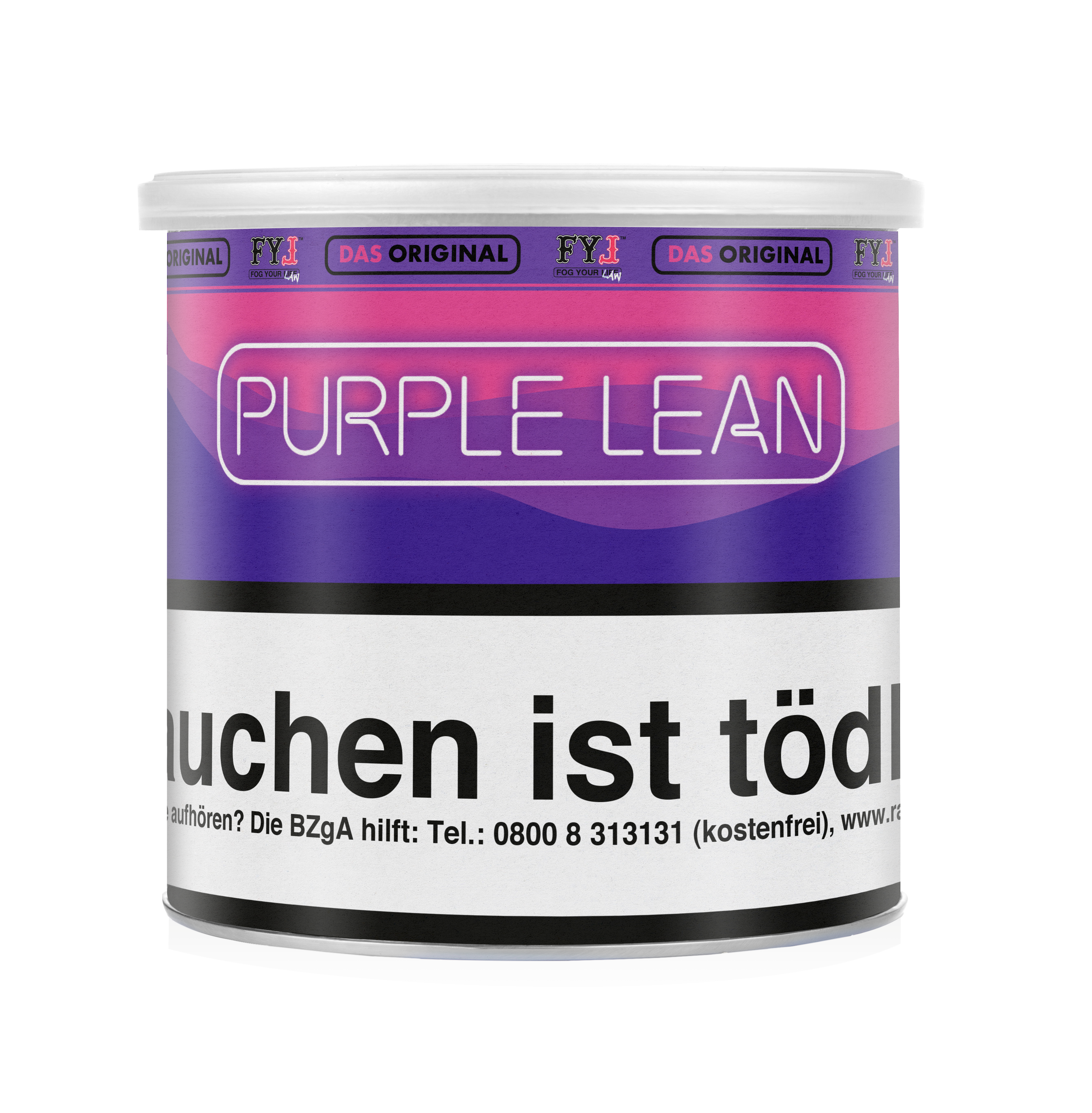 Fog Your Law - Dry Base mit Aroma - Purple Lean - 70 g - 2 Komponenten L&ouml;sung Tabak - mit versteuertem Glycerin 200 g Mischen 2