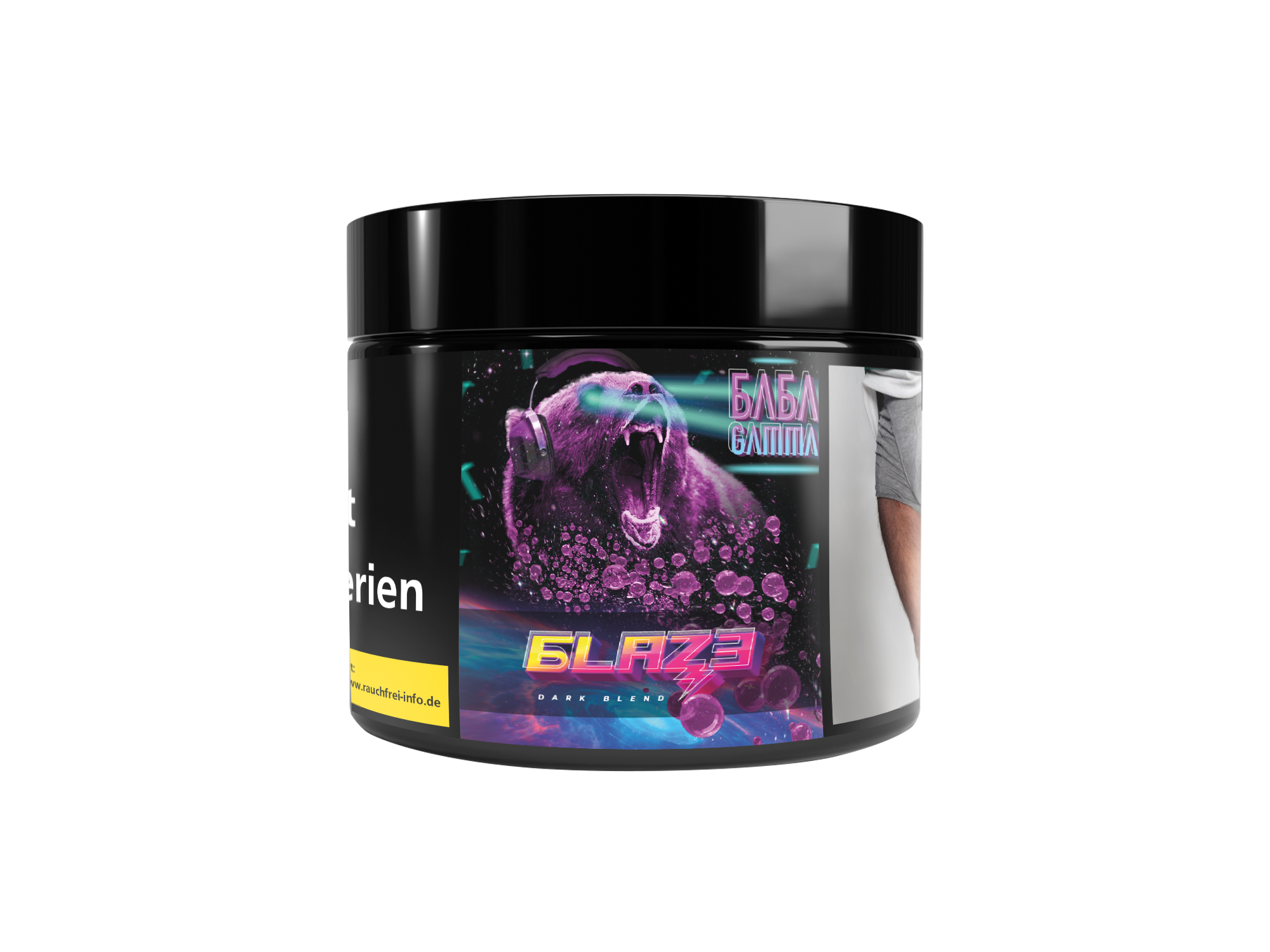 BLAZE  - Dark Leaf Tobacco - Schwarzer Shishatabak - Babba Gamma 2