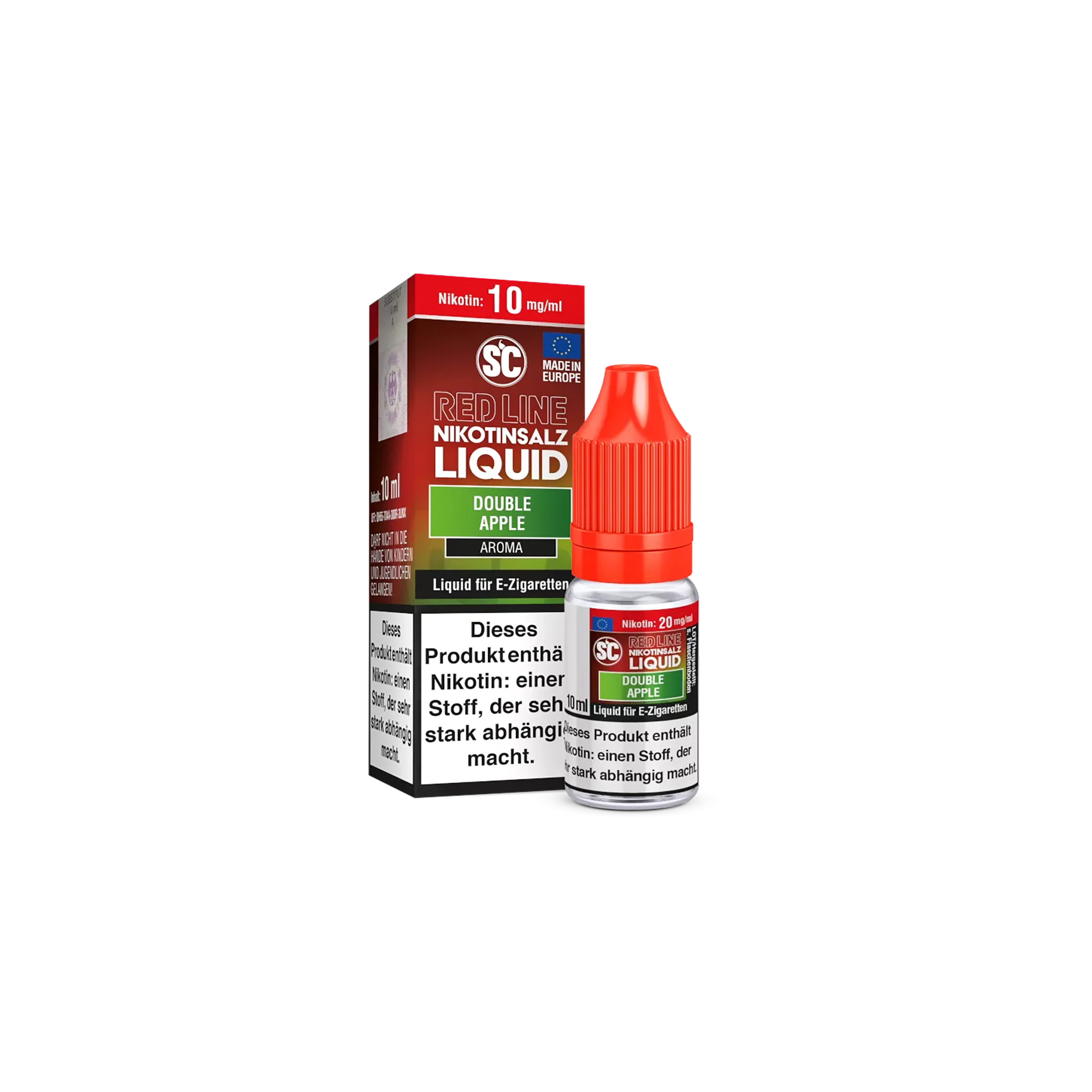 SC - E-Liquid - NicSalt - Red Line - Double Apple - 10 ml - 10 mg
