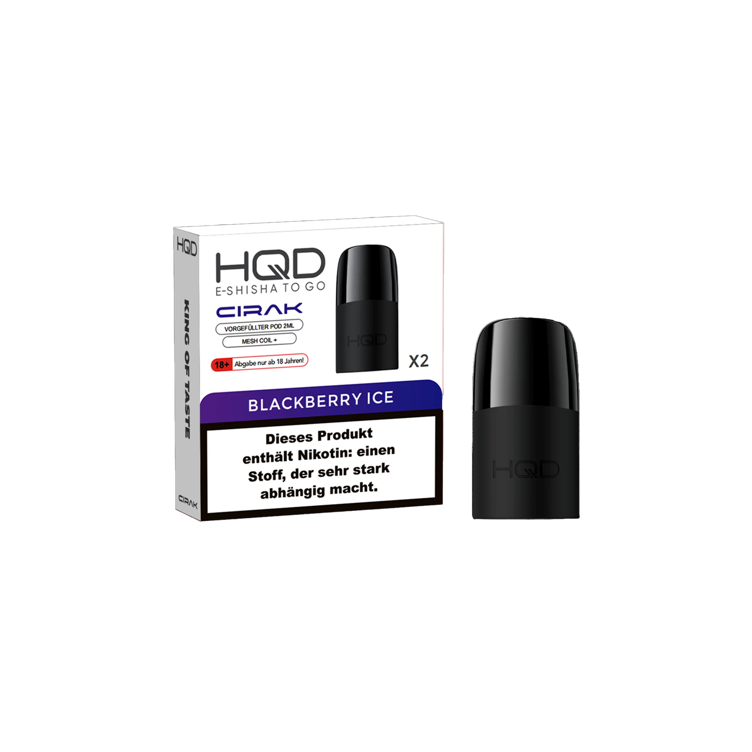 HQD - Cirak - Prefilled Pod - Blackberry Ice