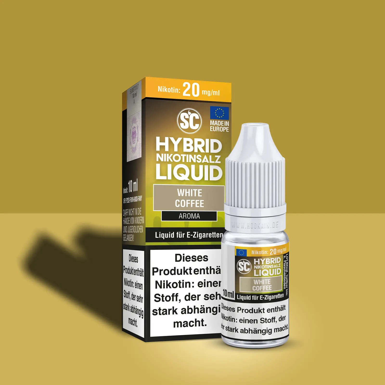 SC - E-Liquid - Hybrid Nikotinsalz - White Coffee - 10 ml - 20 mg 1