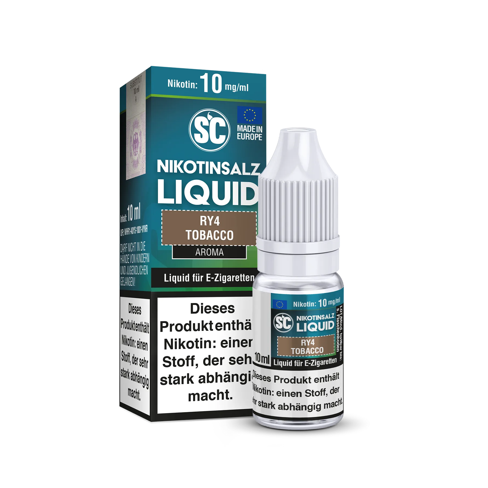 SC - E-Liquid - Nikotinsalz - RY4 Tobacco - 10 ml - 10 mg 2