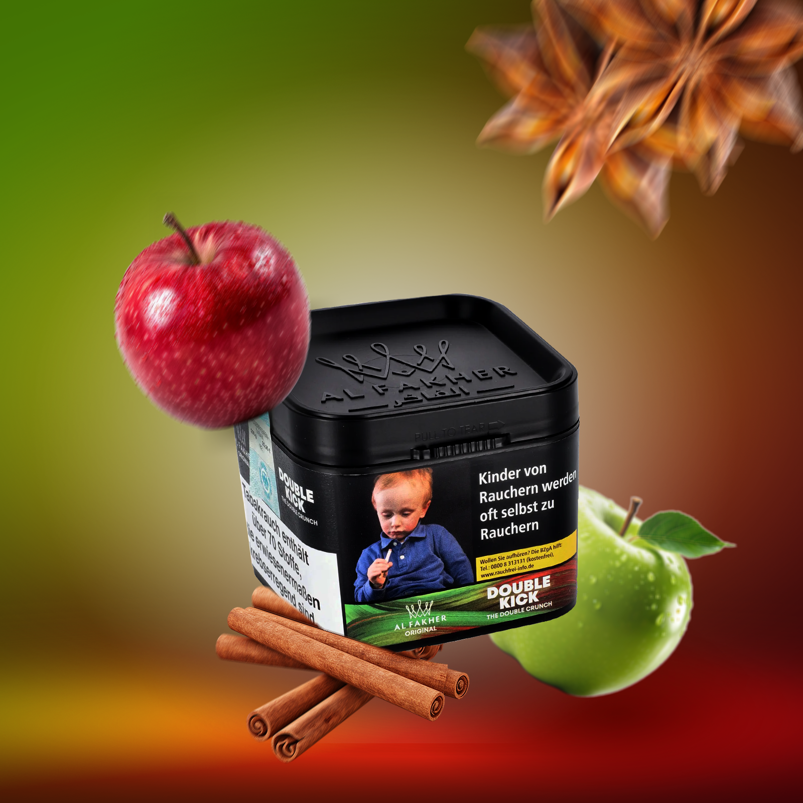 Al Fakher Doppelapfel 1kg Al Fakher Double Kick 200 g