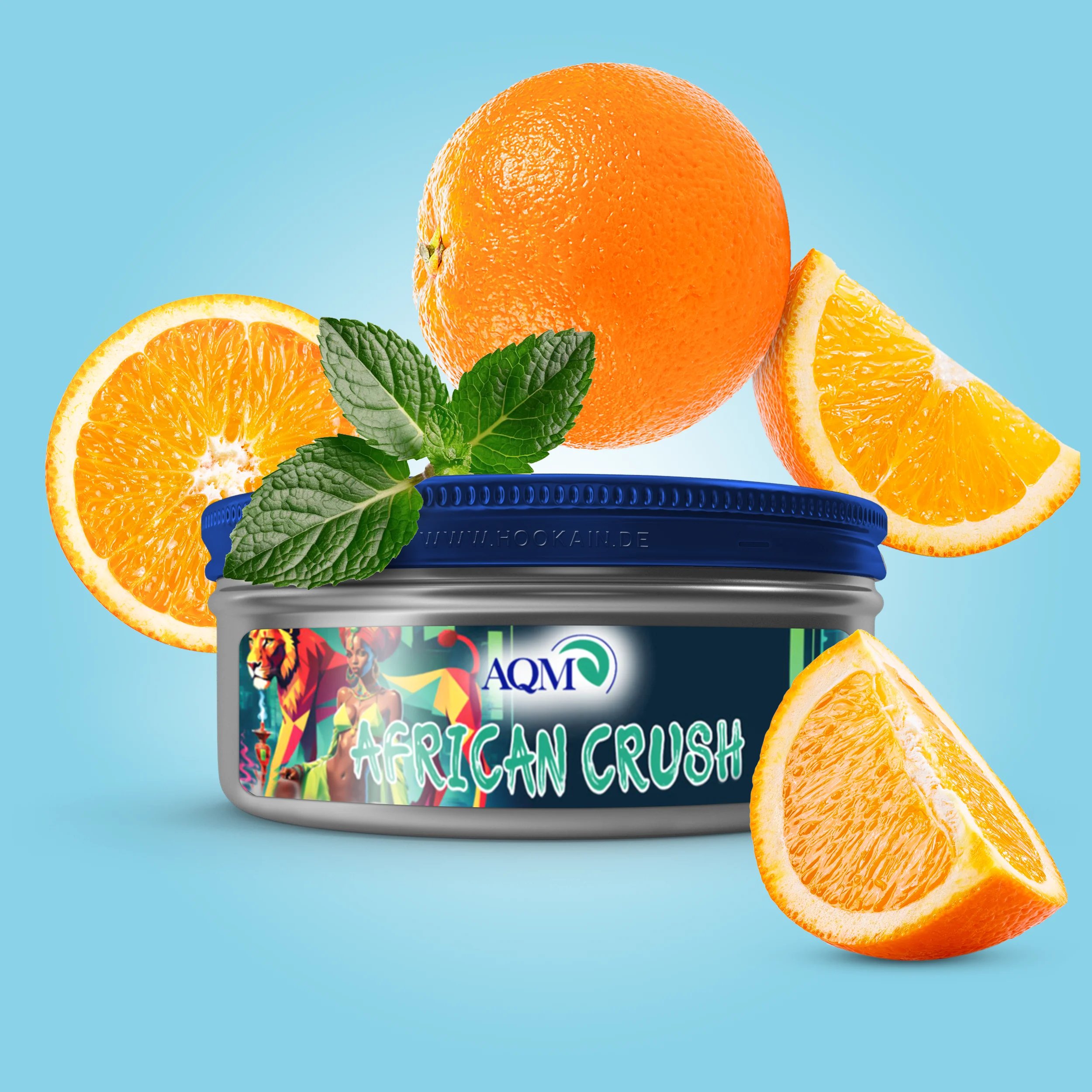 Aqua Mentha African Crush 200g – Fruchtig & Frisch mit Orange & Minze 1