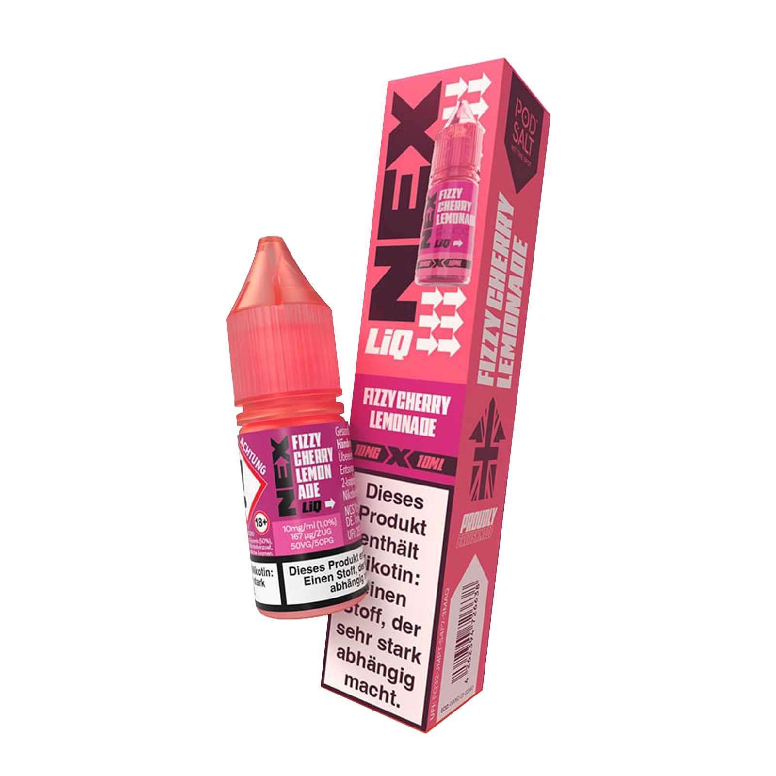 NexLiq - Pod Salt- NicSalt - 10 ml 10 mg Fizzy Cherry Lemonade 1