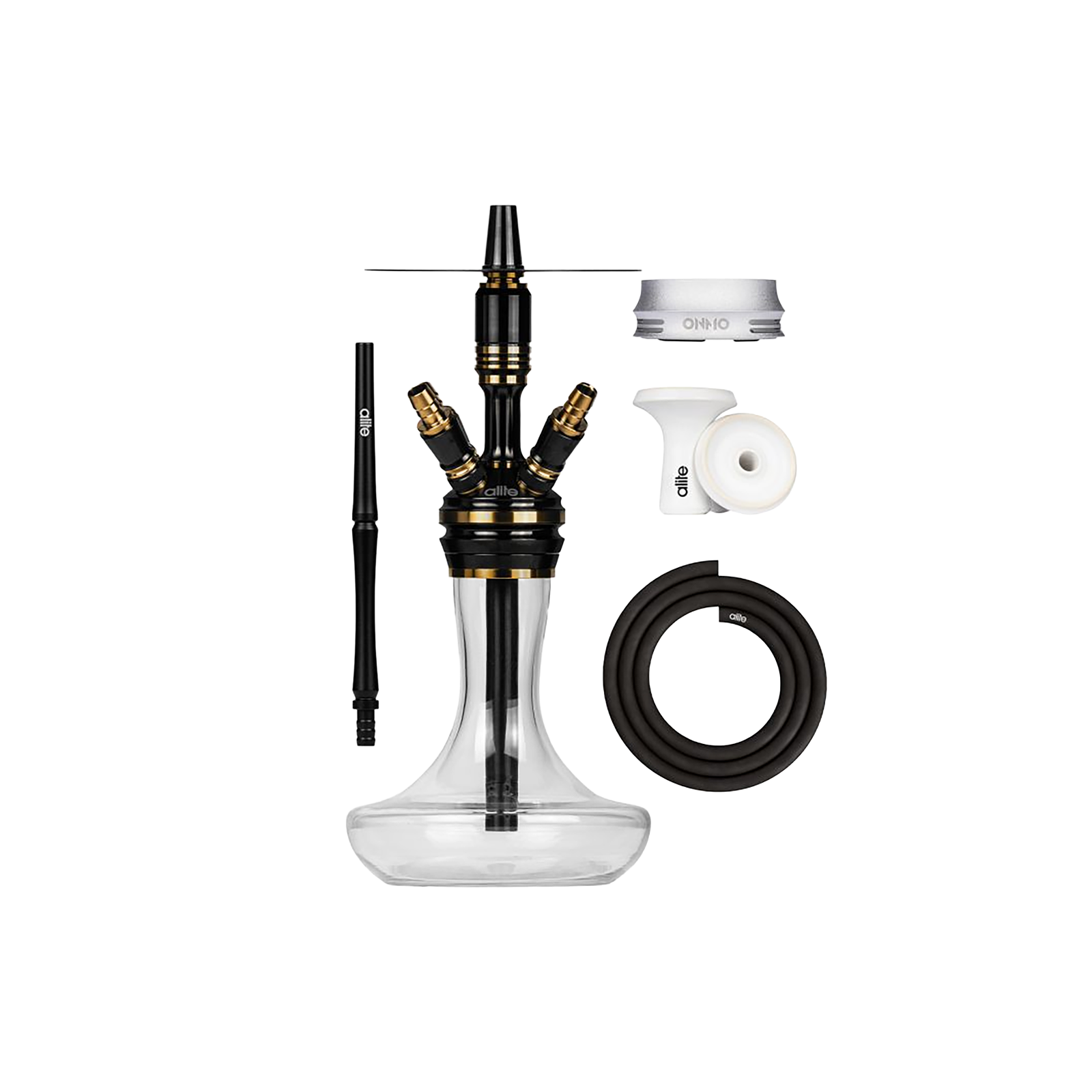 Alite Bash Mini Squad Black/Gold – Kompaktes Shisha-Erlebnis -1