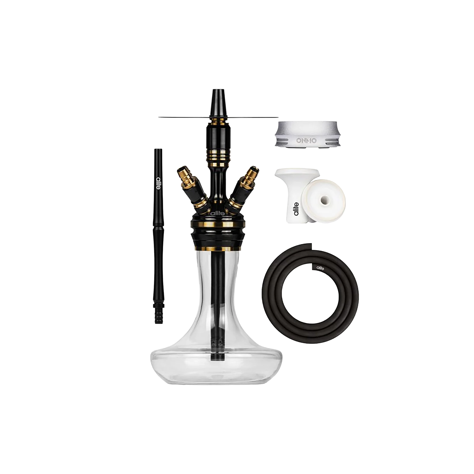 Alite Bash Mini Squad Black/Gold – Kompaktes Shisha-Erlebnis -1