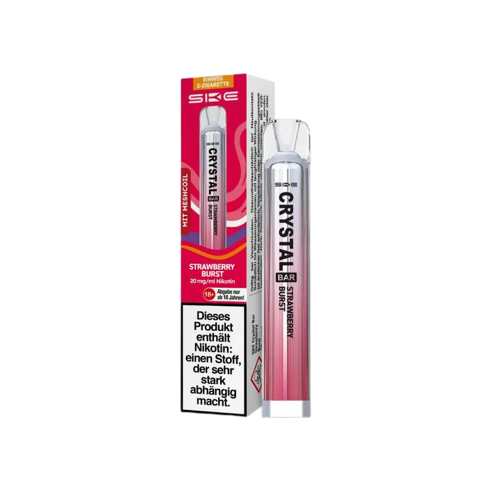 Crystal Bar - Strawberry Burst - Vapestick
