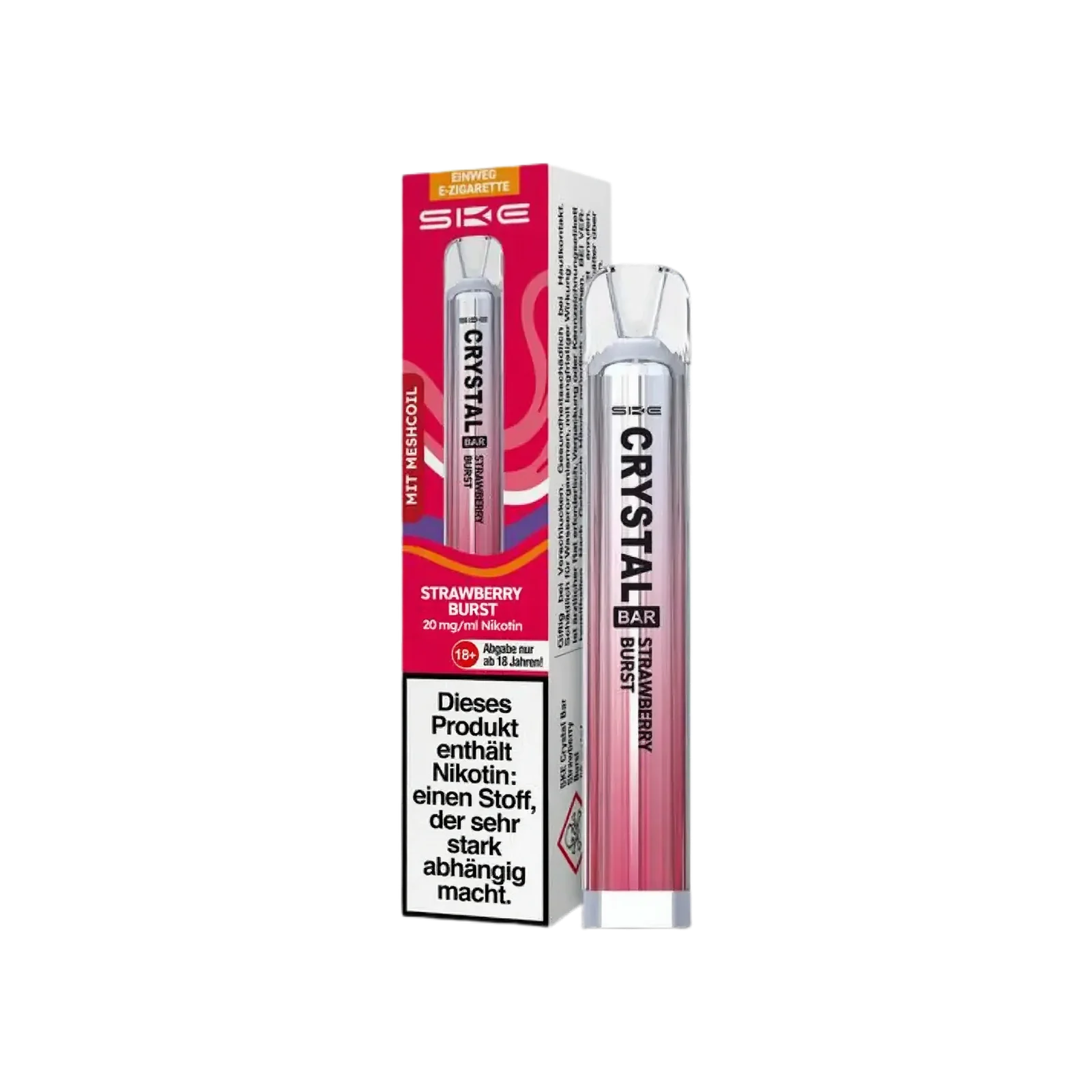 Crystal Bar - Strawberry Burst - Vapestick