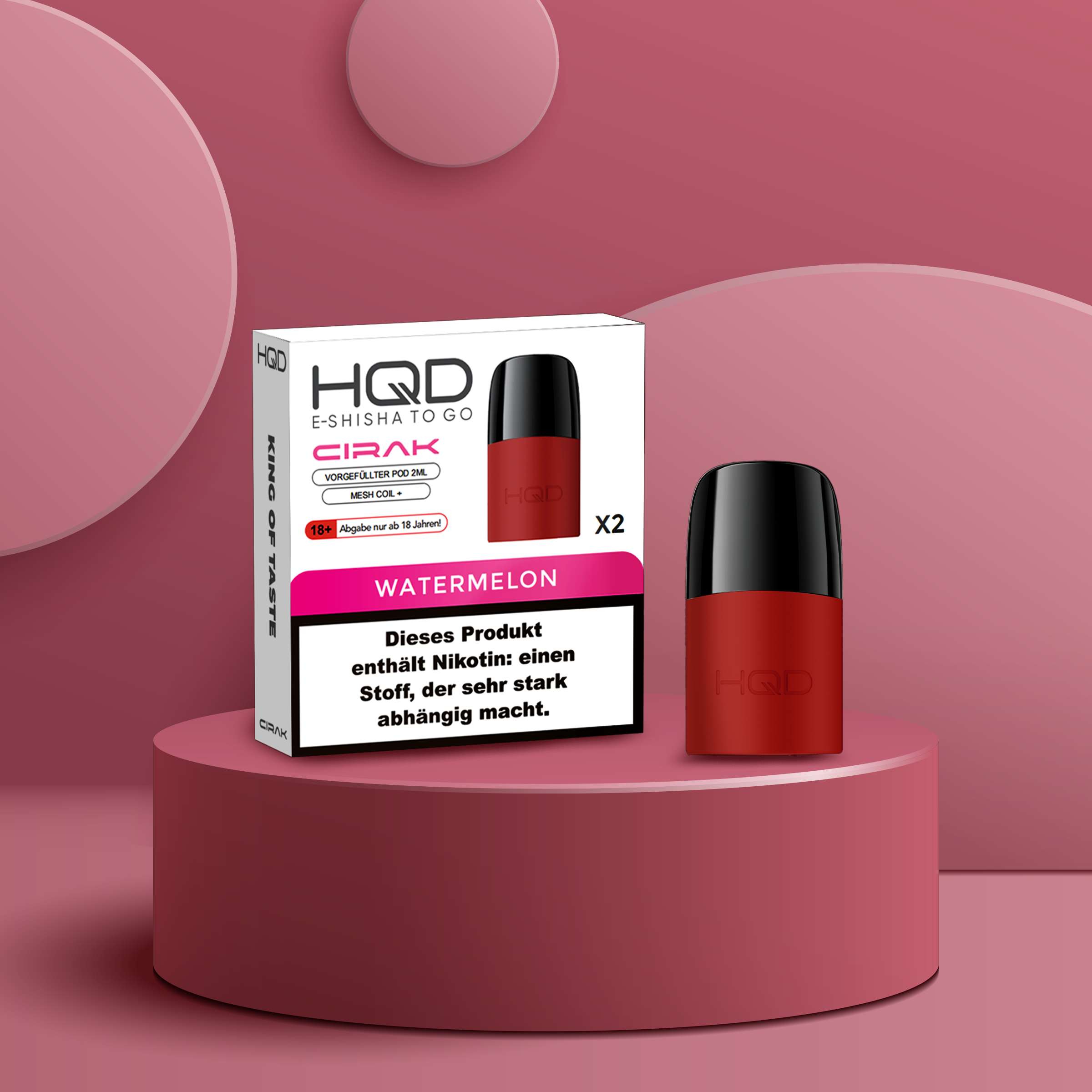 HQD - Cirak - Prefilled Pod - Watermelon | E-Liquid Vape Sorten günstig kaufen3 HQD - Cirak - Prefilled Pod - Watermelon | E-Liquid Vape Sorten günstig kaufen3