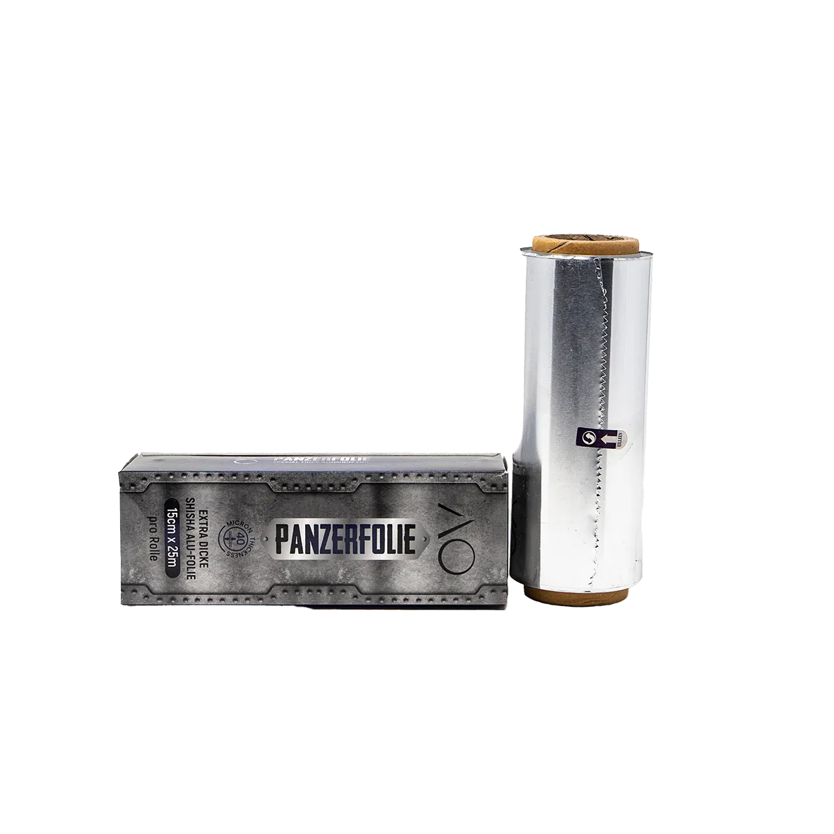 AO Panzerfolie f?r Shisha Kopfbau 25m Aluminiumfolie