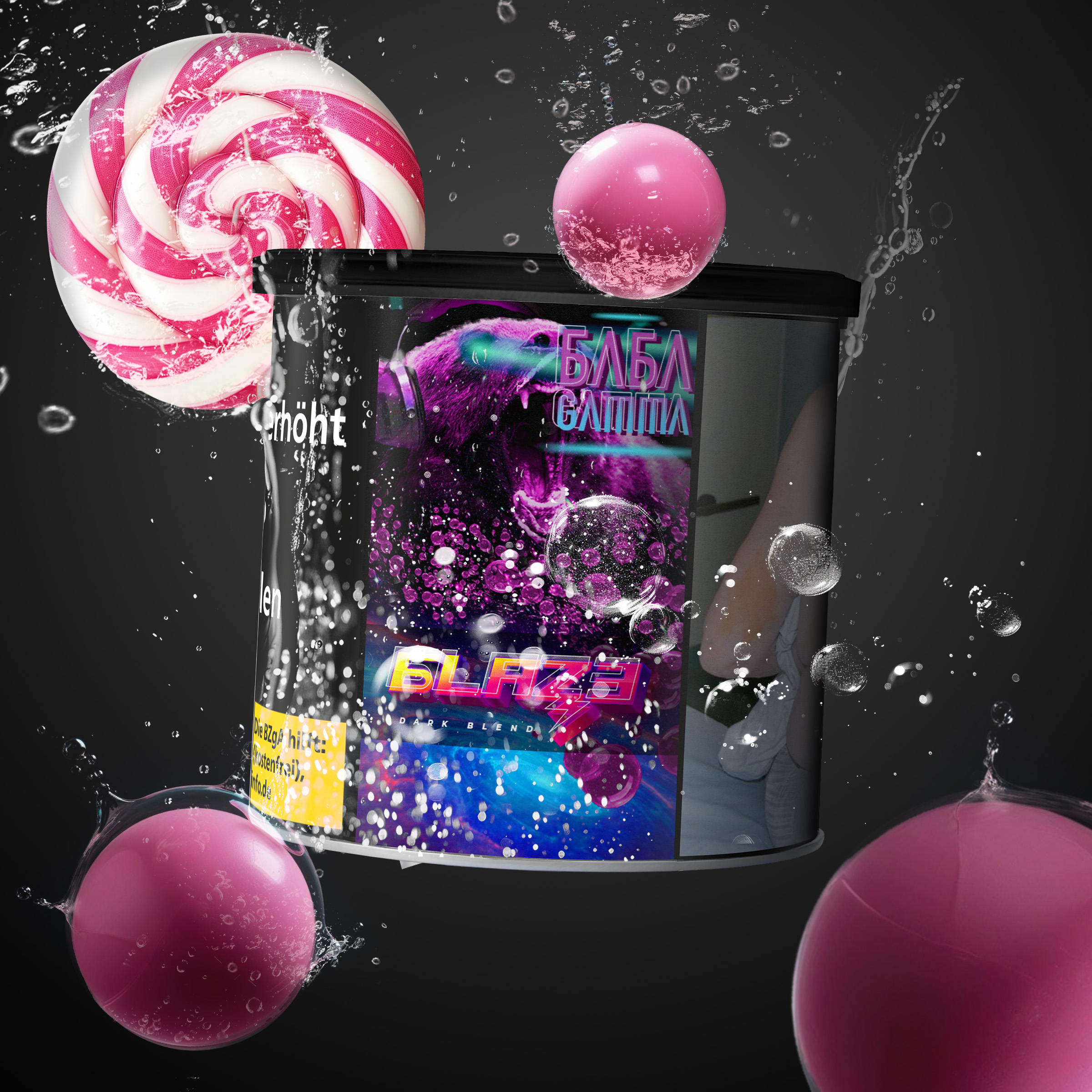 BLAZE Dark Leaf Wiwi 200g | Shishatabak 2
