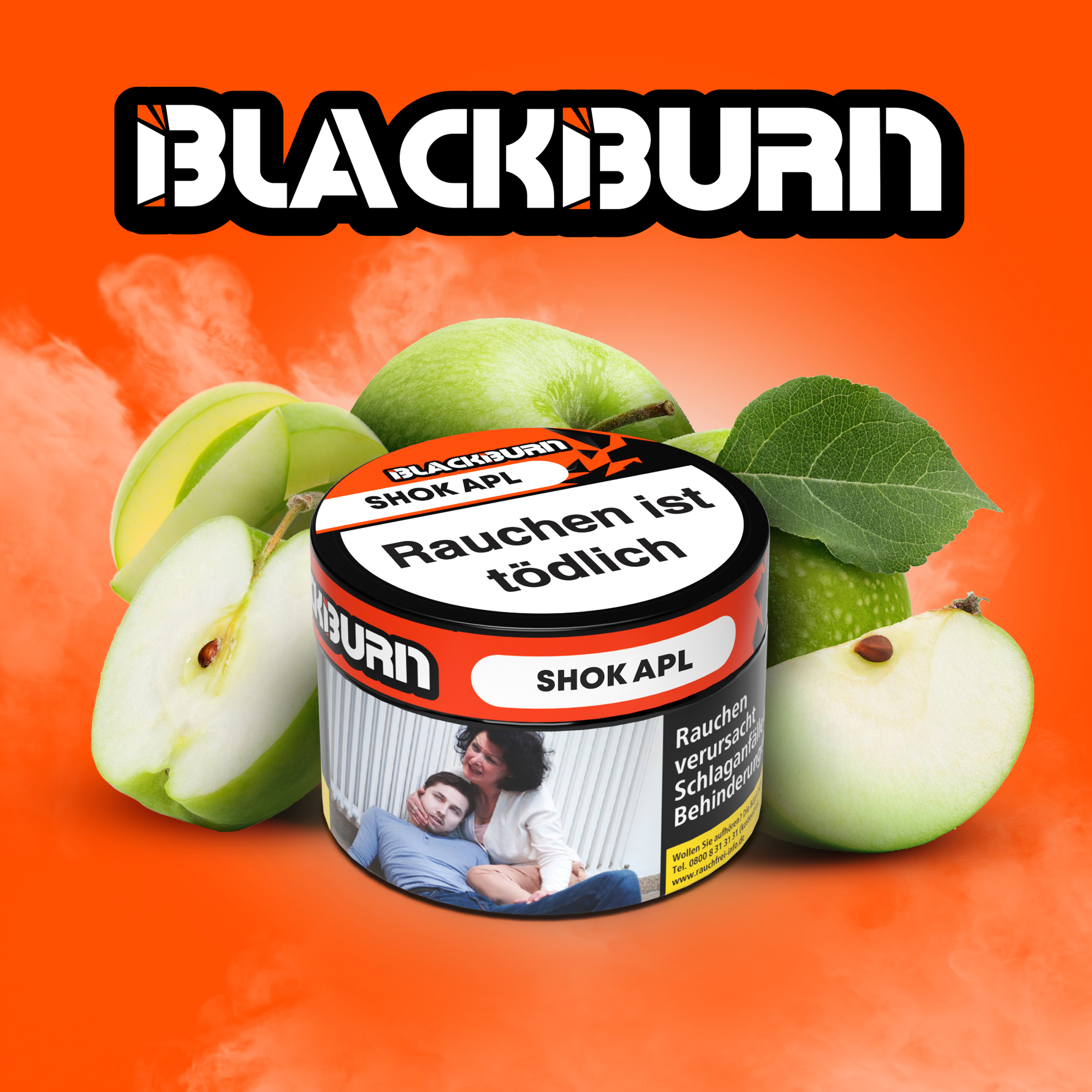 Blackburn - Shok - Apl - 25g | Burley Shishatabak 1