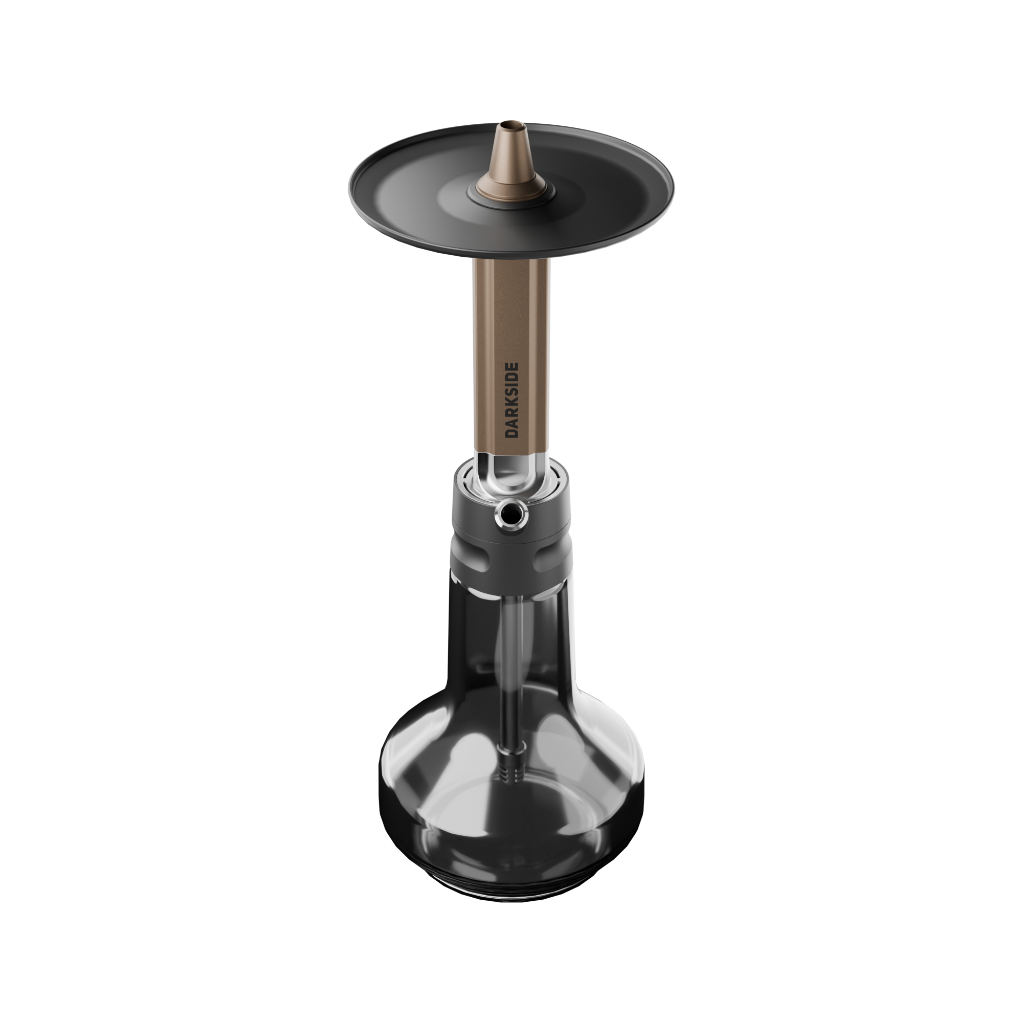 Darkside EVO Bronze Seitenansicht mit Glasbowl