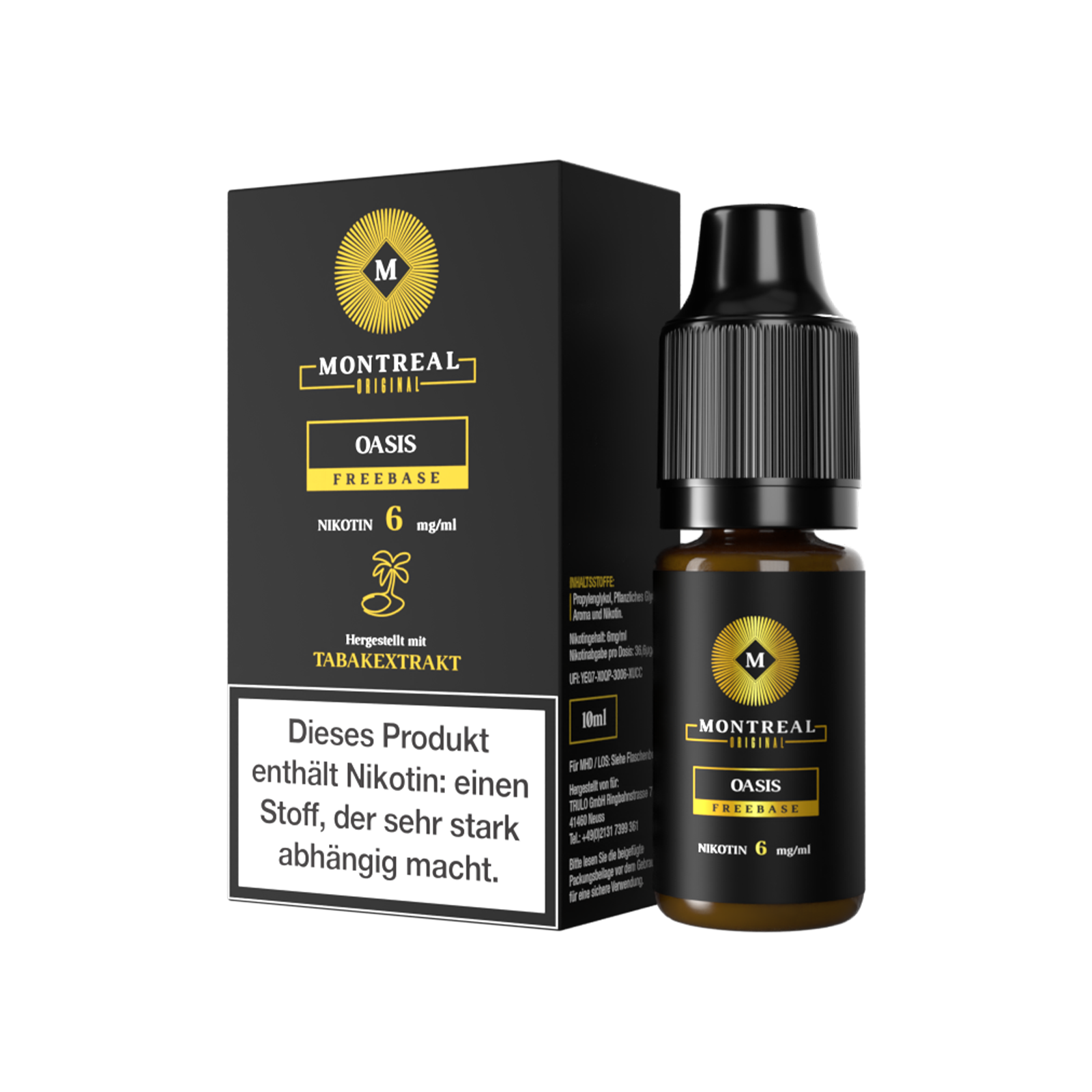 Montreal - Nikotinsalz Liquid - Oasis - 10 ml 1
