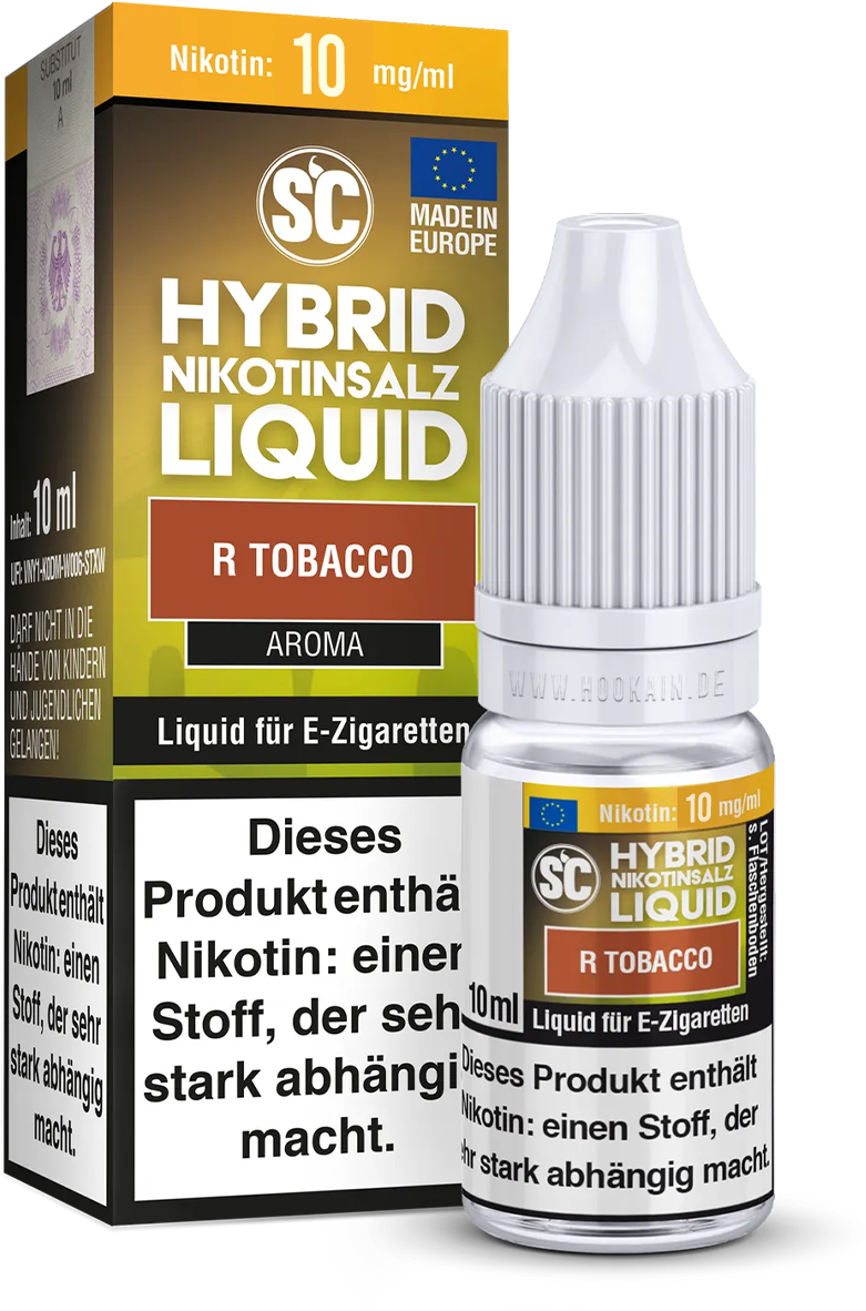 SC - E-Liquid - Hybrid Nikotinsalz - R Tobacco - 10 ml - 10 mg 2
