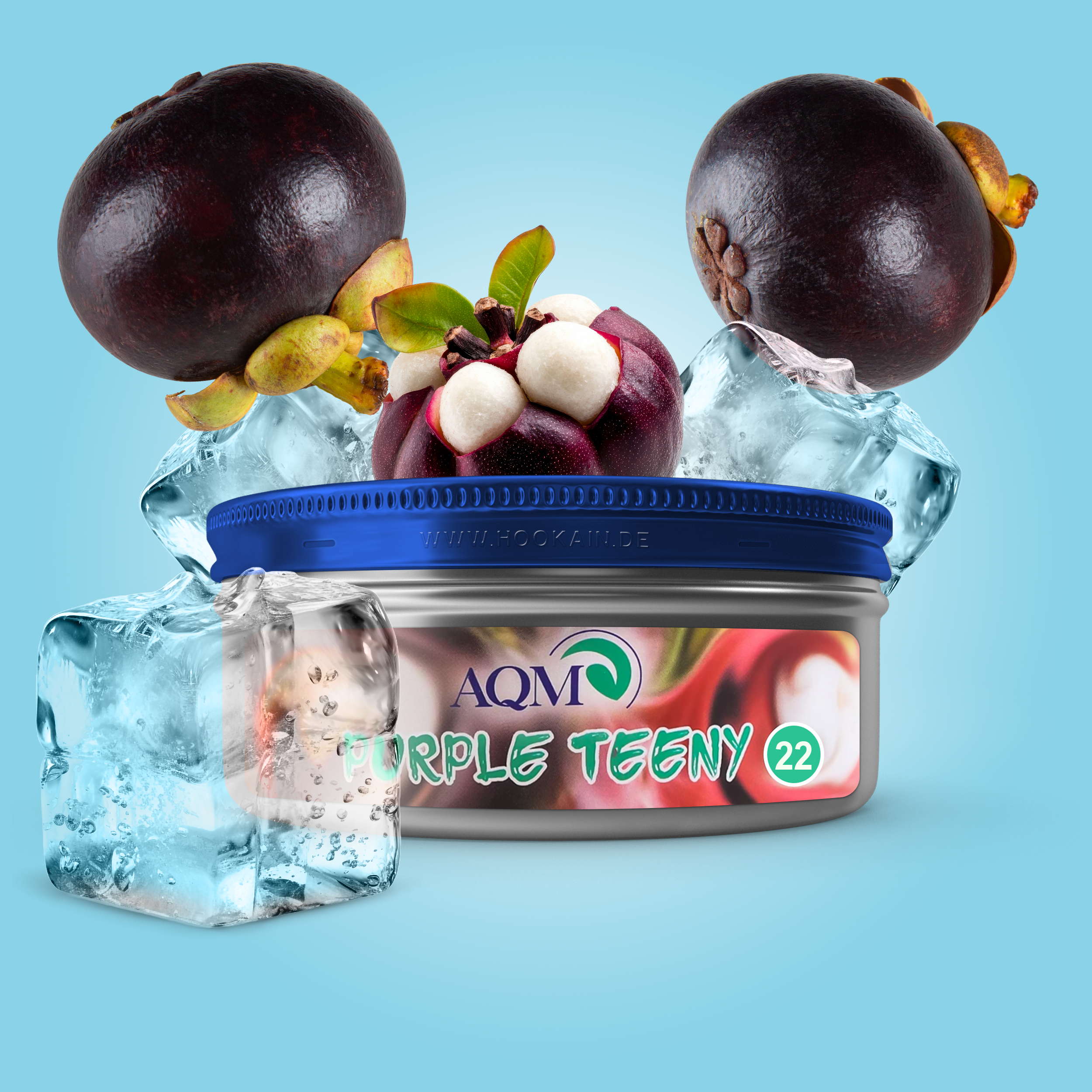 Aqua Mentha Purple Teeny 200 g Shishatabak g&uuml;nstig kaufen 1