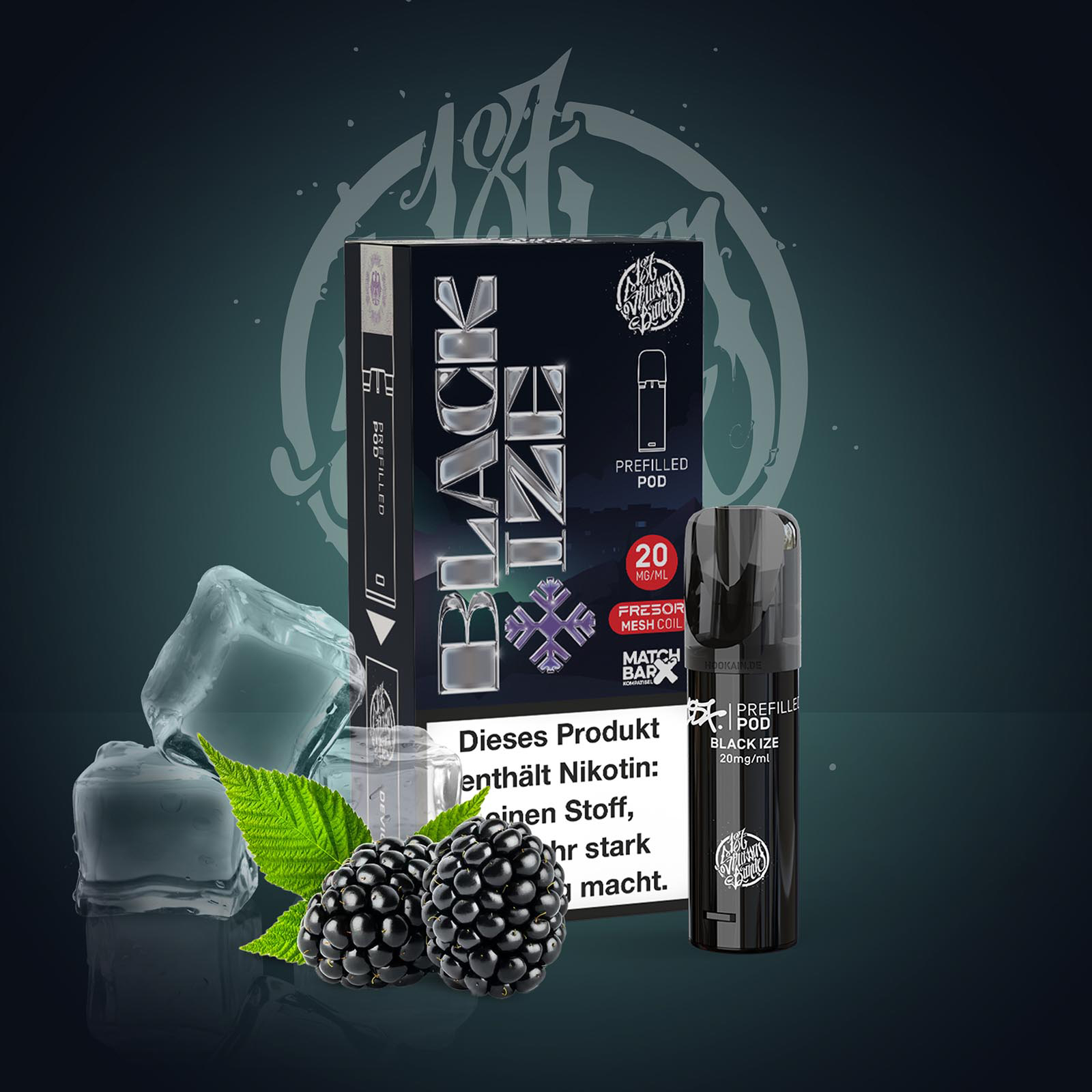187 Pod Black Ize - Neuer Prefilled Pod | Online kaufen 2