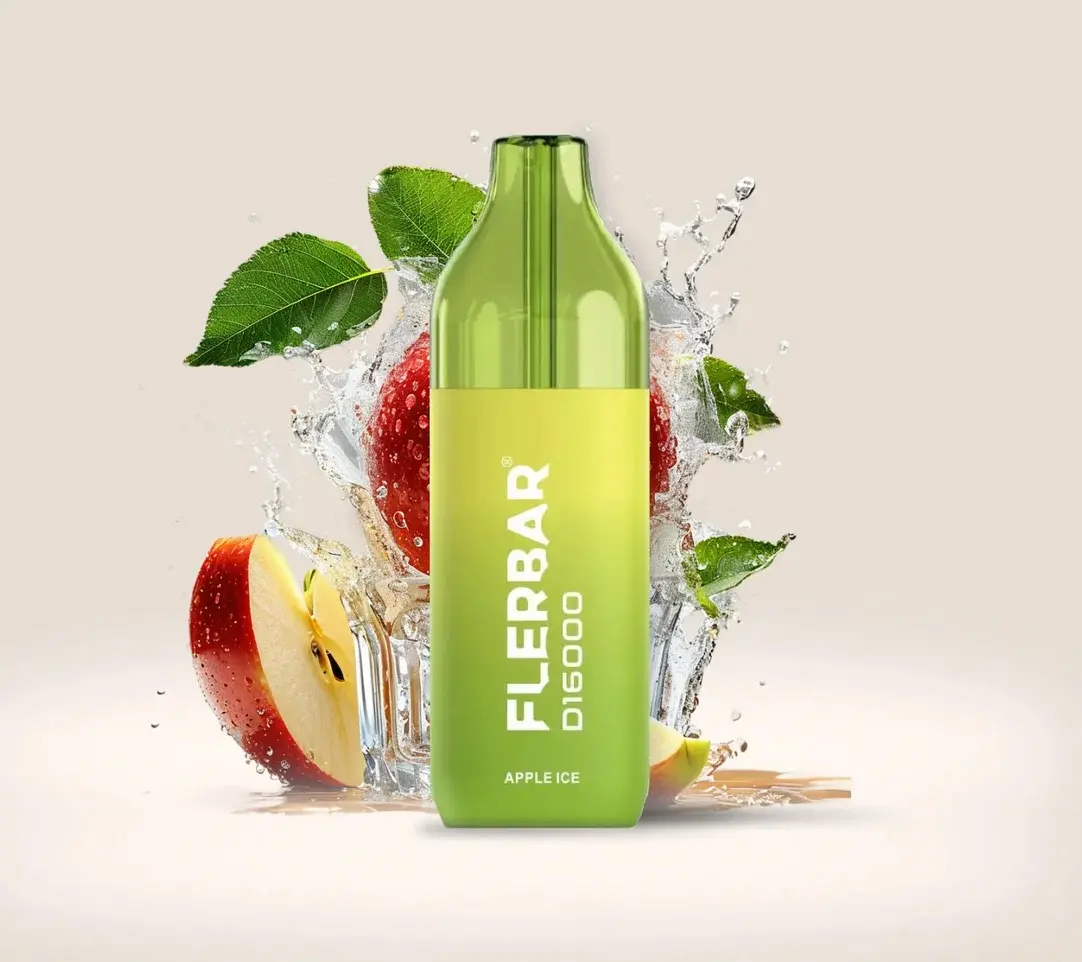Flerbar D16000 Apple Ice 12ml E-Zigarette – 16000 Puffs