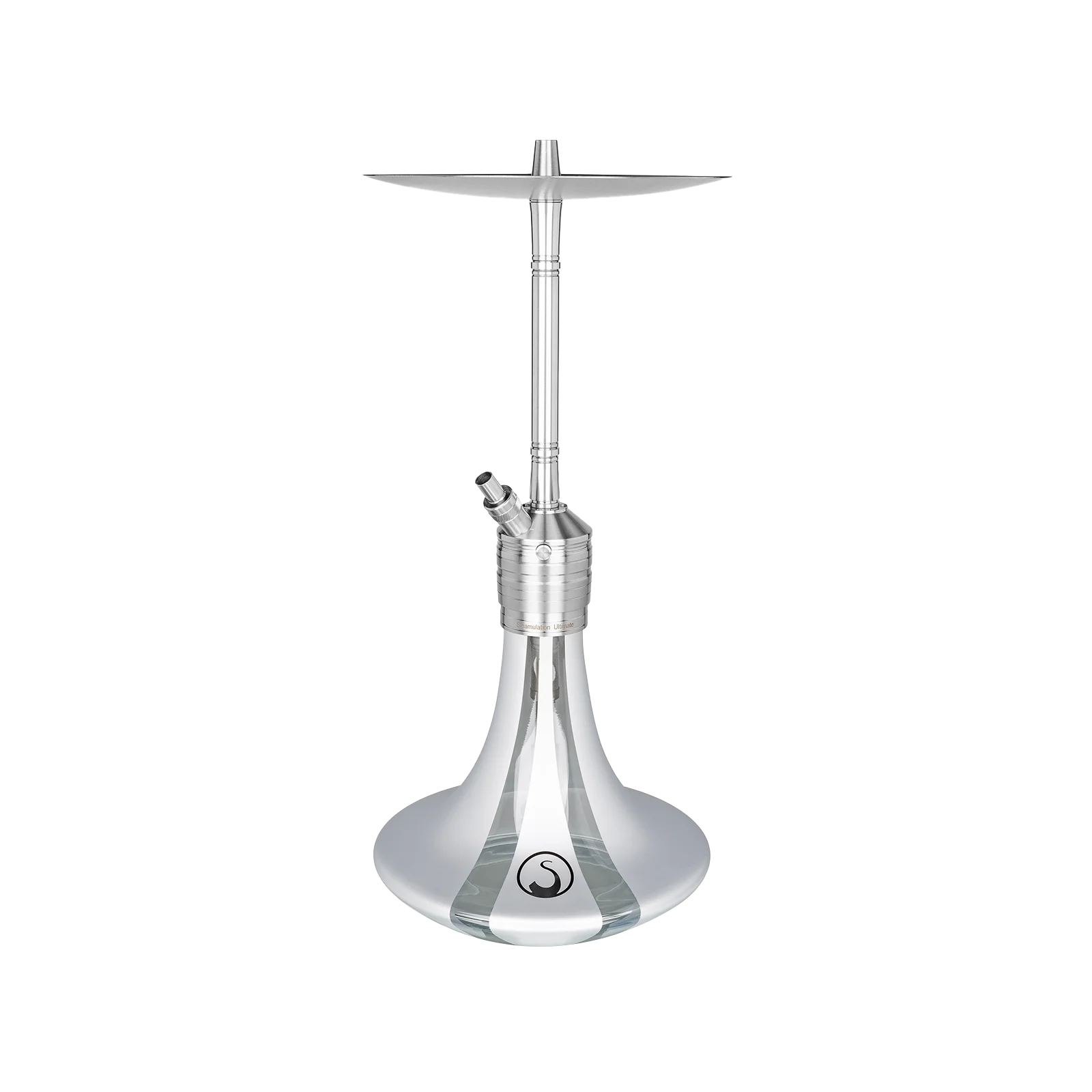 Steamulation Ultimate One Gen. III Silver Matt Metallic – Profi-Shisha mit 1 Anschluss & Top-Features 1 Steamulation Ultimate One Gen. III Silver Matt Metallic – Profi-Shisha mit 1 Anschluss & Top-Features 1