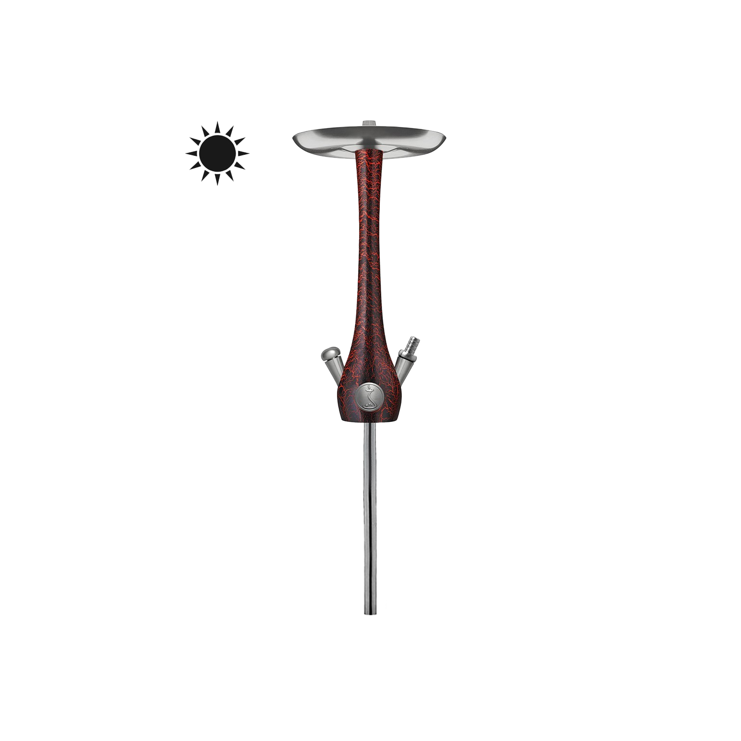 WOOKAH - Rauchs&auml;ule - Body - Lumi Red  | Shisha Online bestellen -2