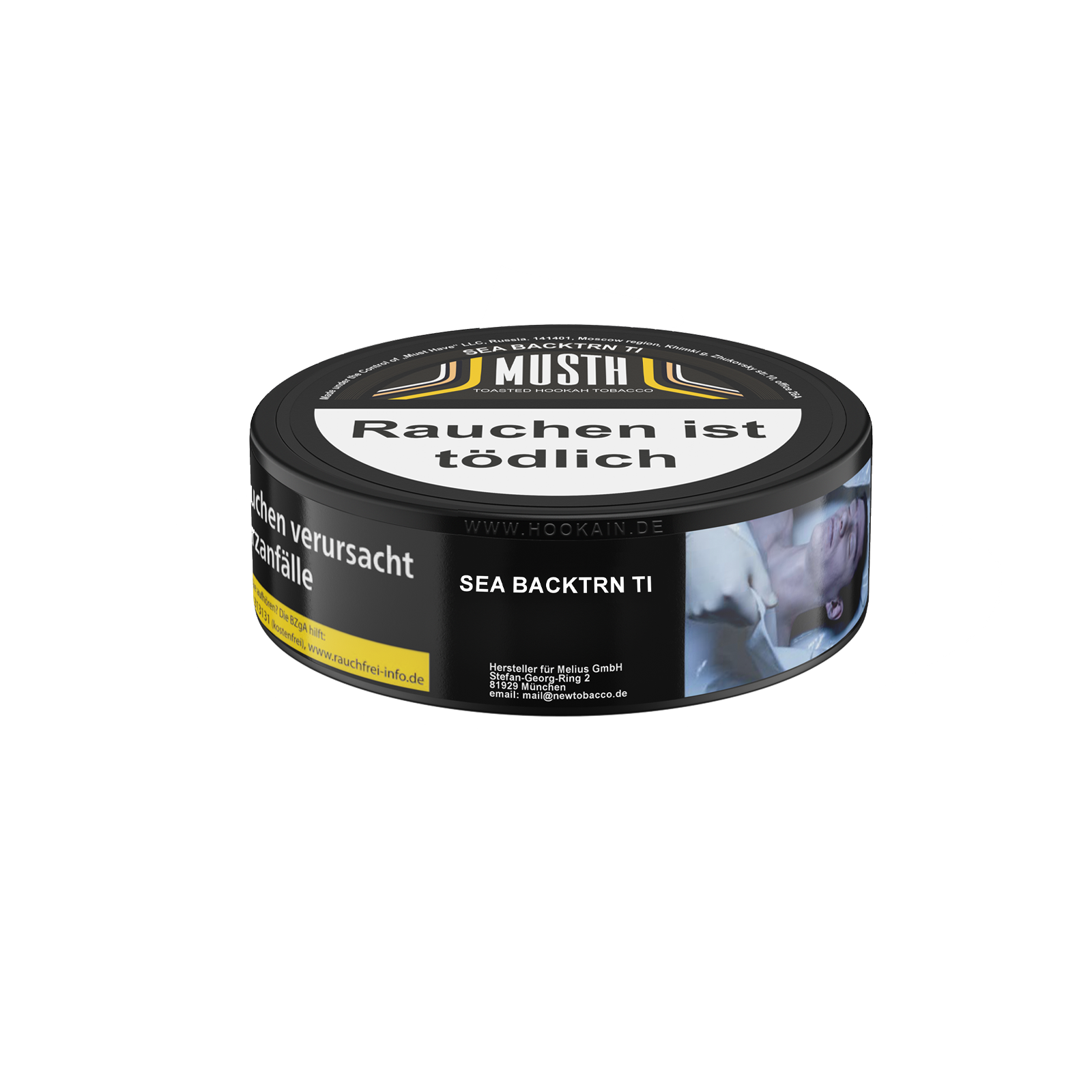 MustH Sea Backtrn Ti 200 g Shisha-Tabak &ndash; Sanddorn, Orange, Ingwer 2